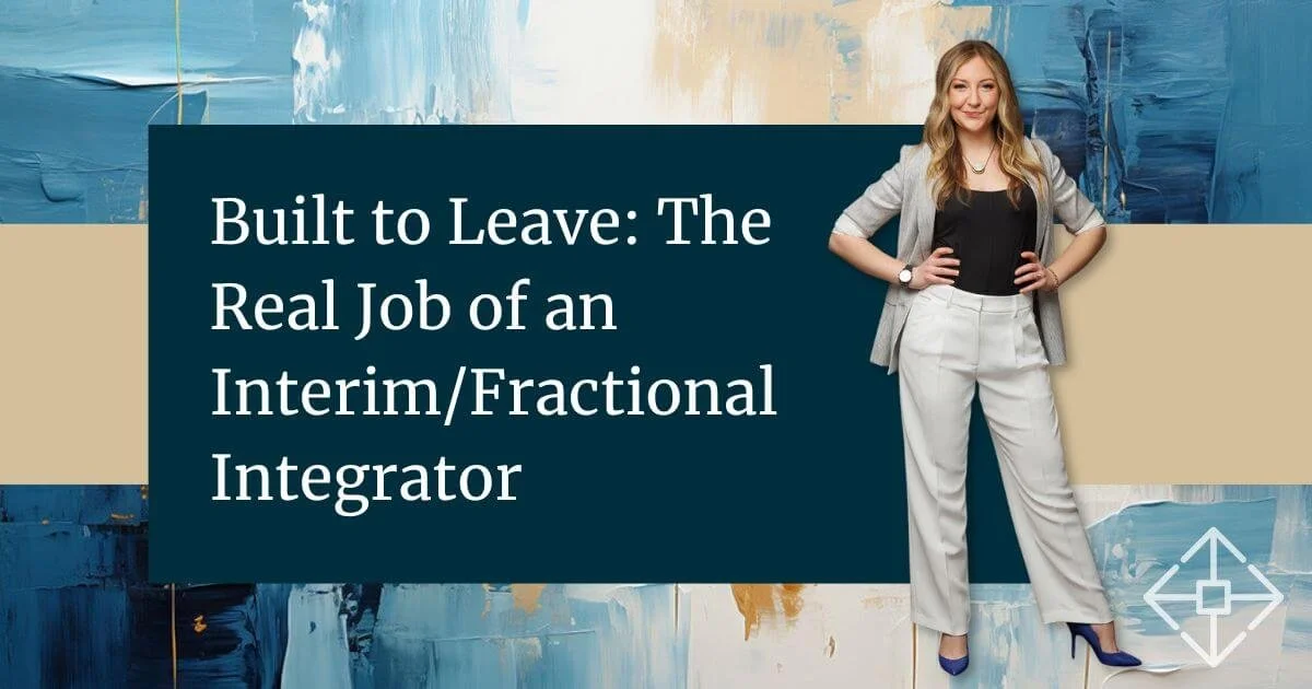 Built to Leave: The Real Job of an Interim/Fractional Integrator