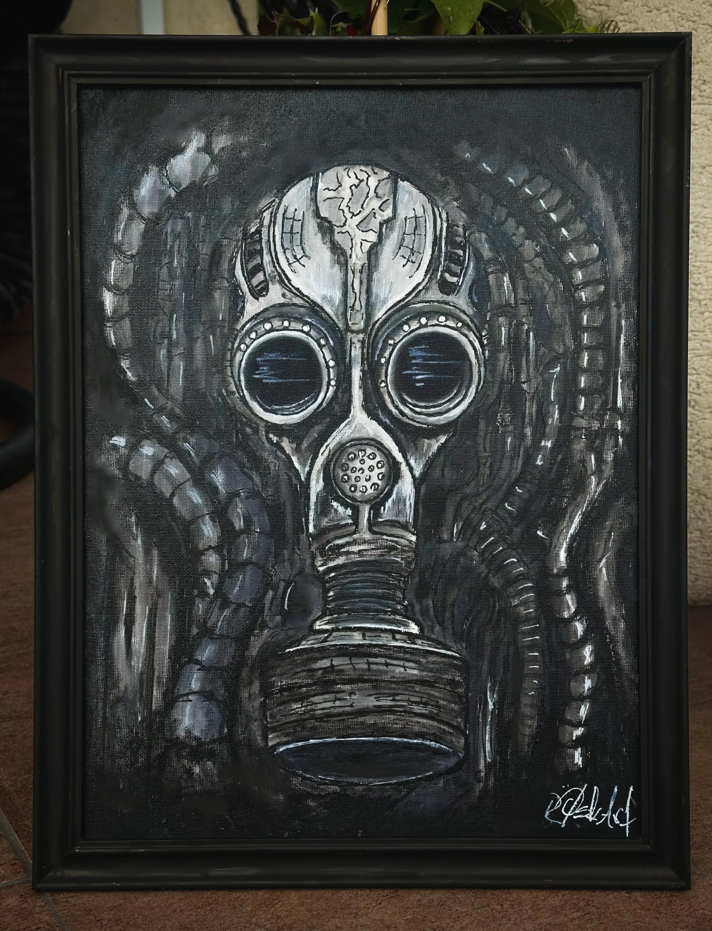"Symptoms of joy"
Water on canvas, Original painting, 30x40cm available, asking price: CHF 800