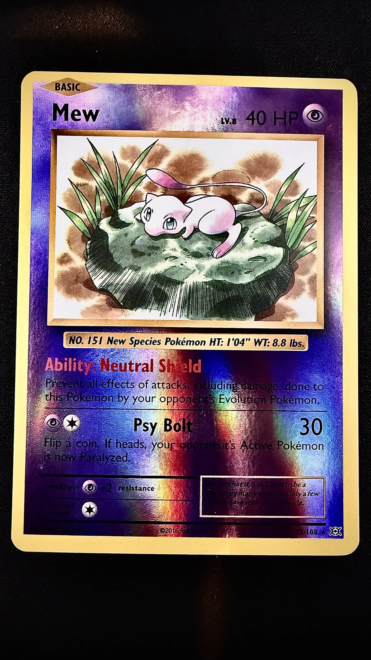 Mew (Reverse Holo)