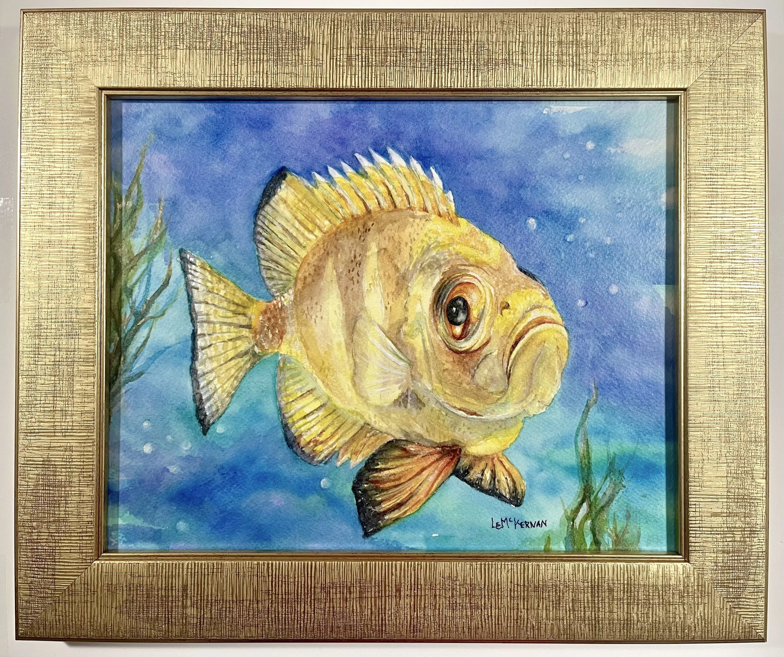 That Monday Morning Feeling 
Waxed watercolor on paper 
Wood panel 
8x10