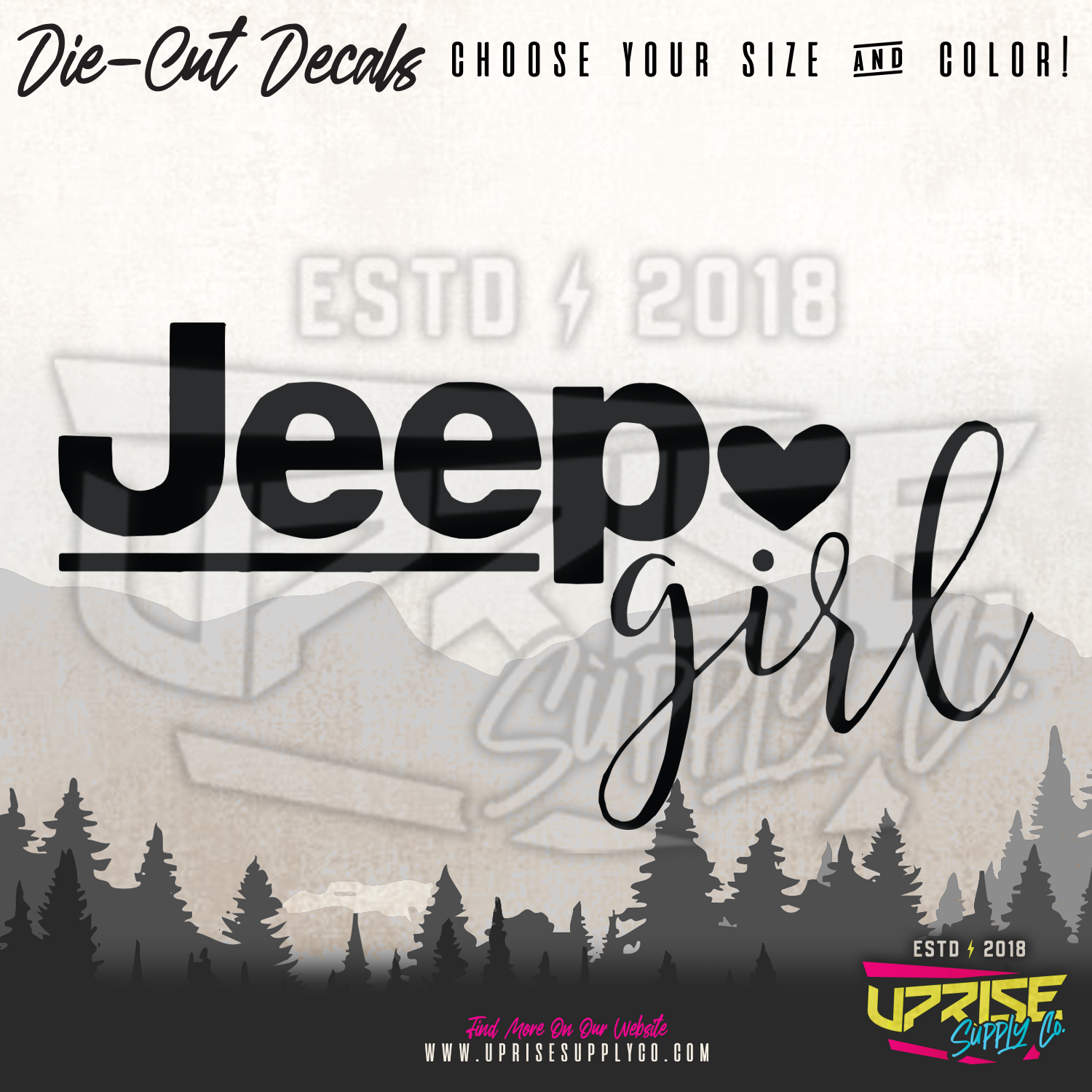 Jeep Girl 2 // Vinyl Decals