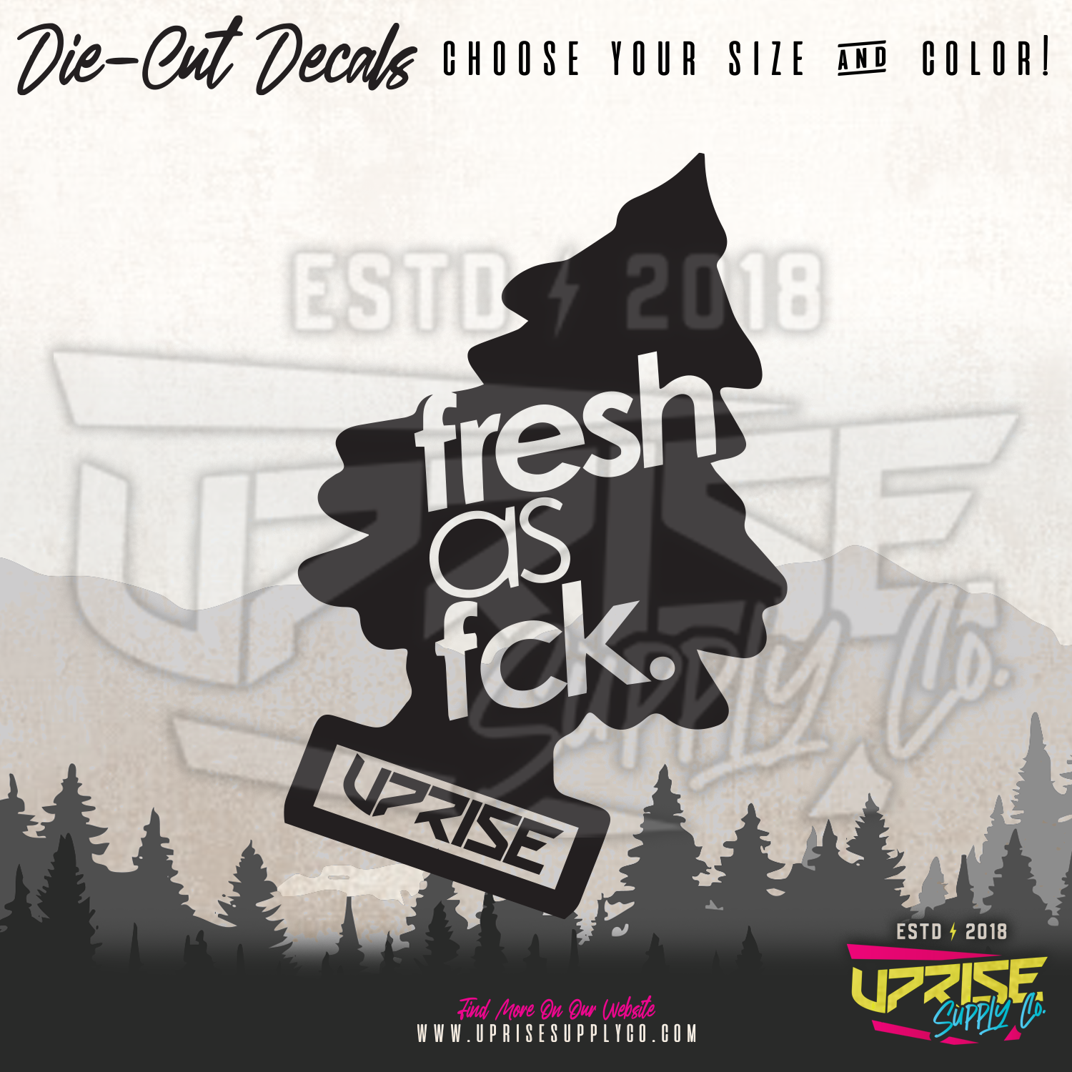Fresh As Fck // Vinyl Decal