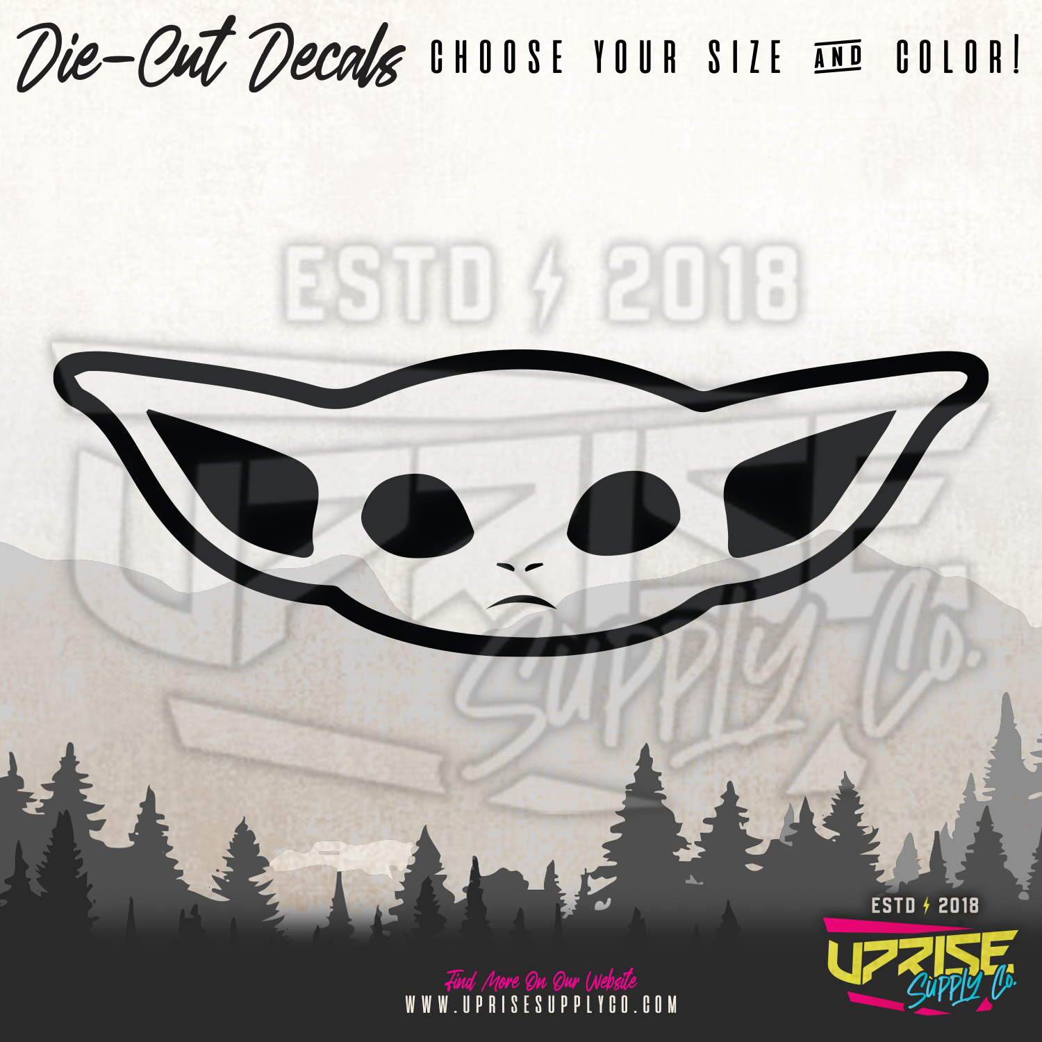 "Baby Yoda" // Vinyl Decals