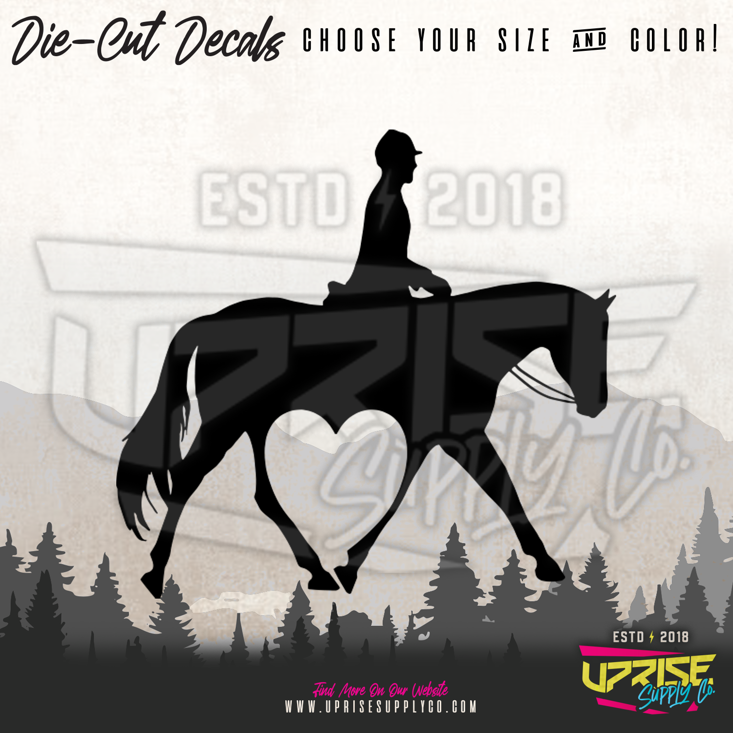 Two Hearts // Vinyl Decals