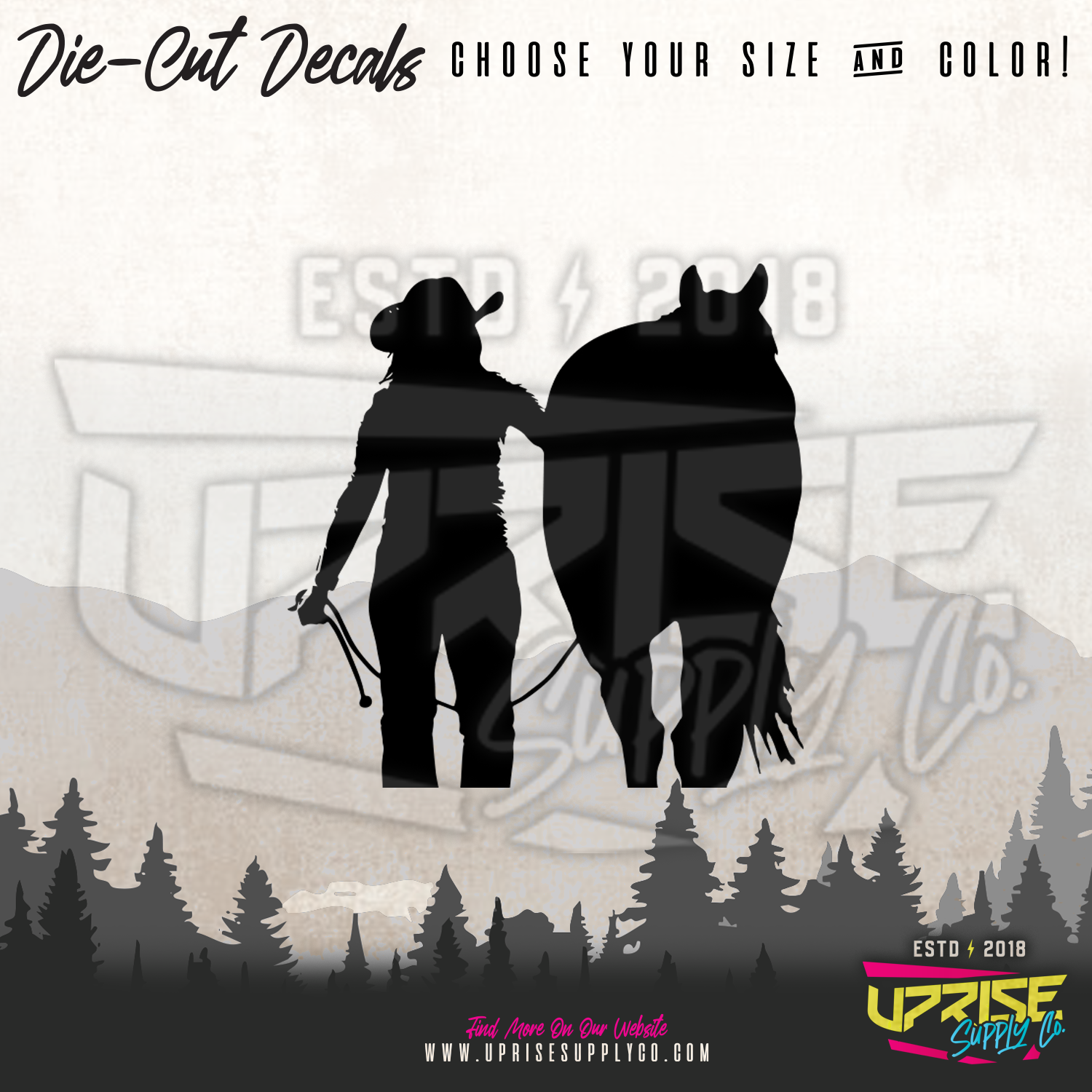 Western Duo 1 // Vinyl Decals