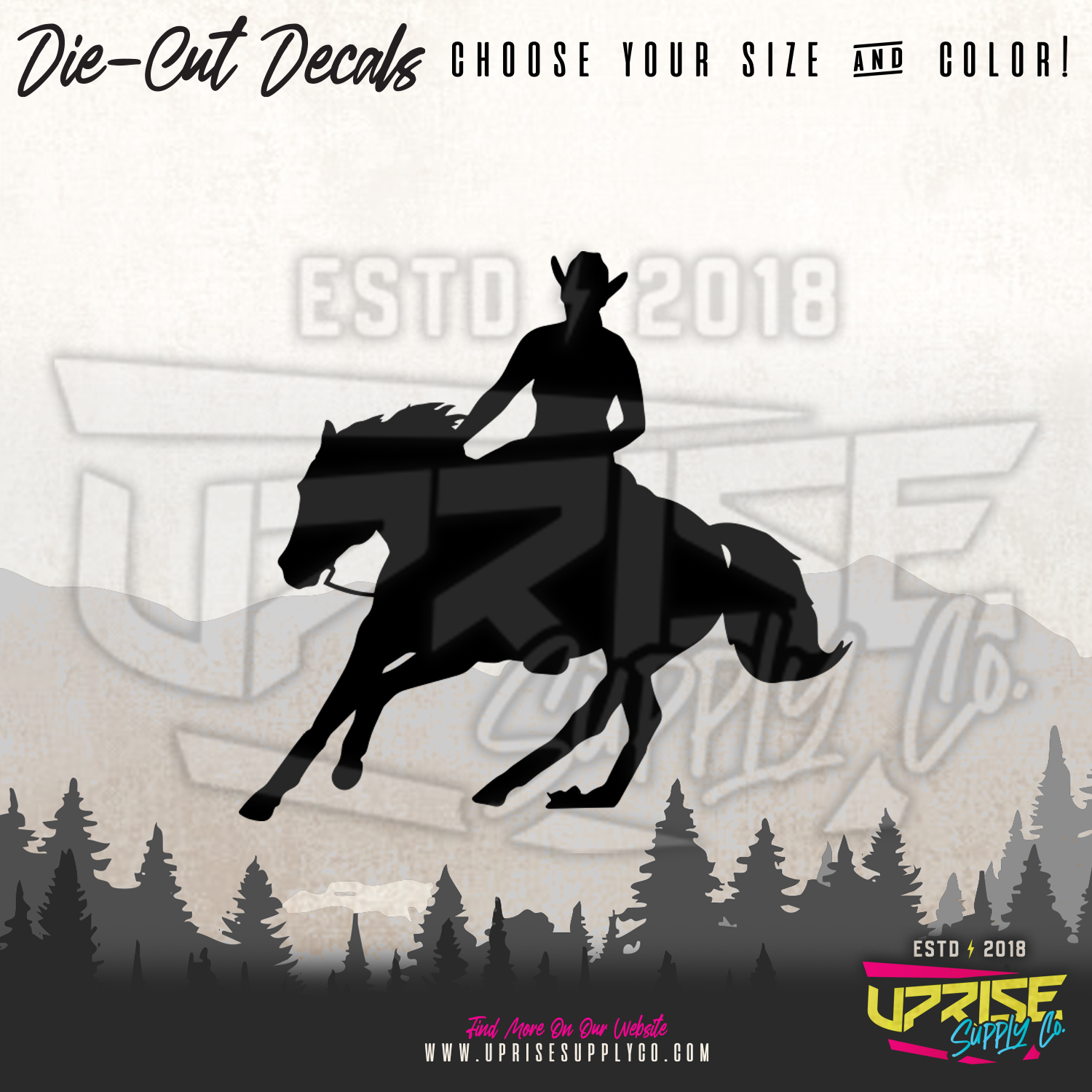 Reining 3 // Vinyl Decals