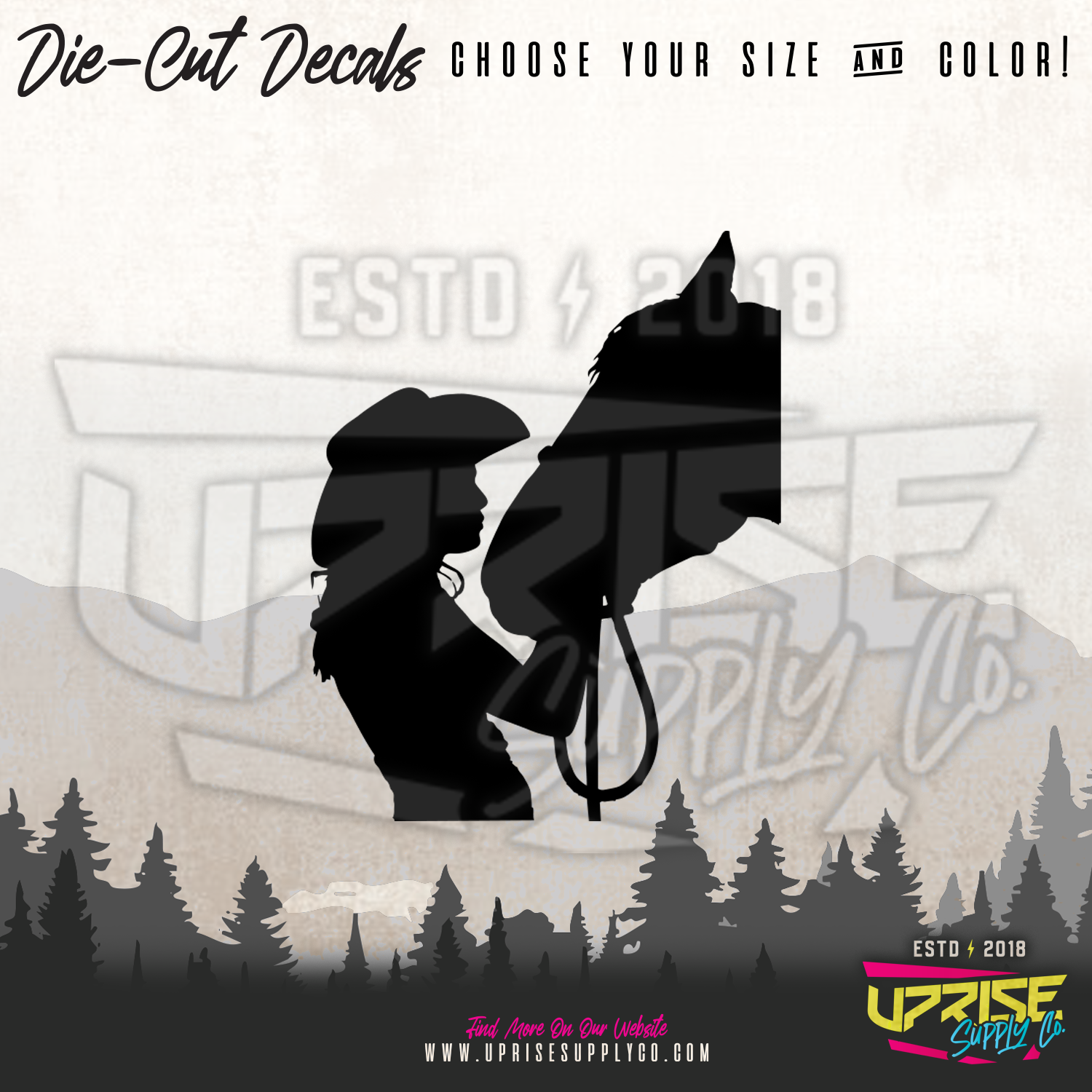 Western Duo 2 // Vinyl Decals