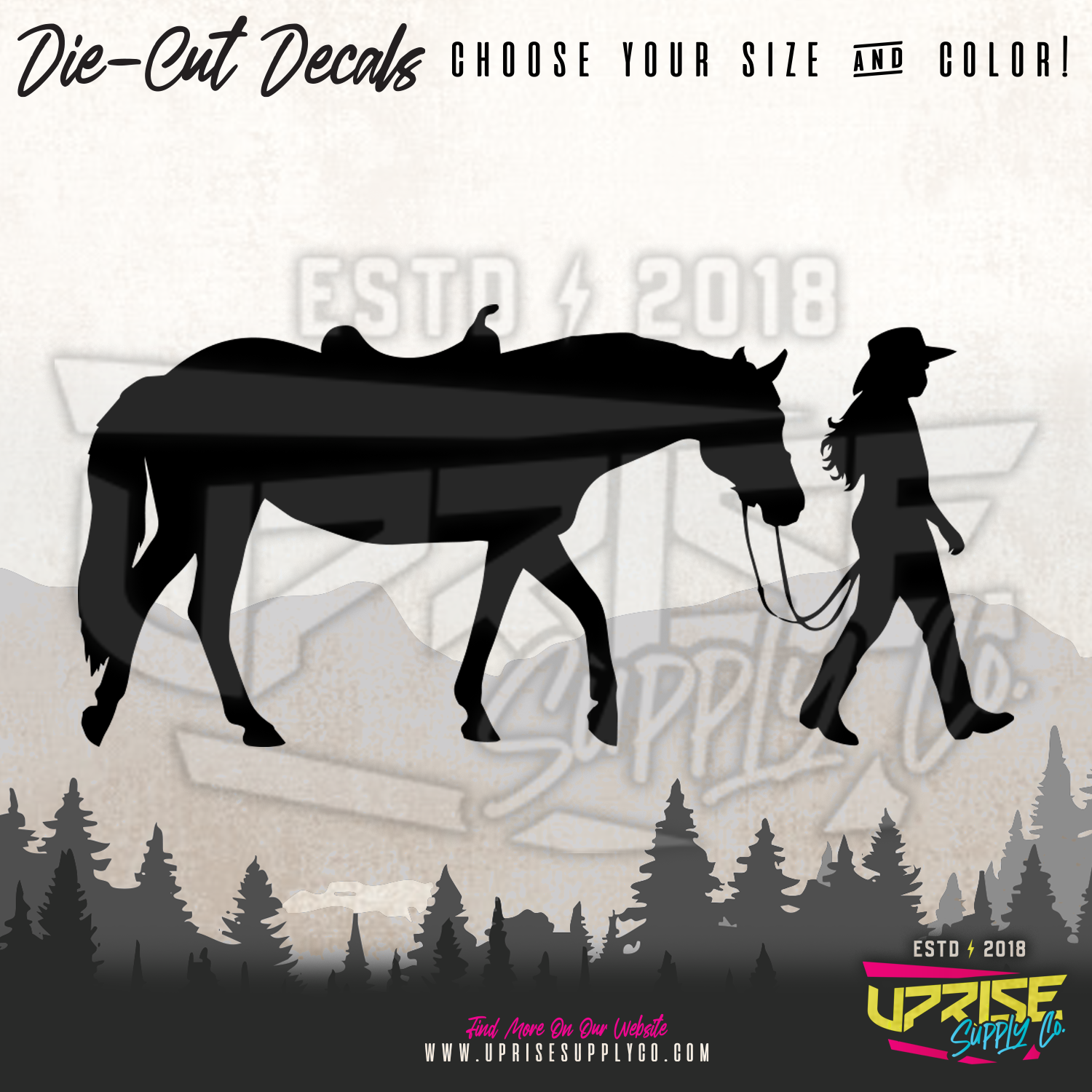 Western Pony Kid // Vinyl Decals