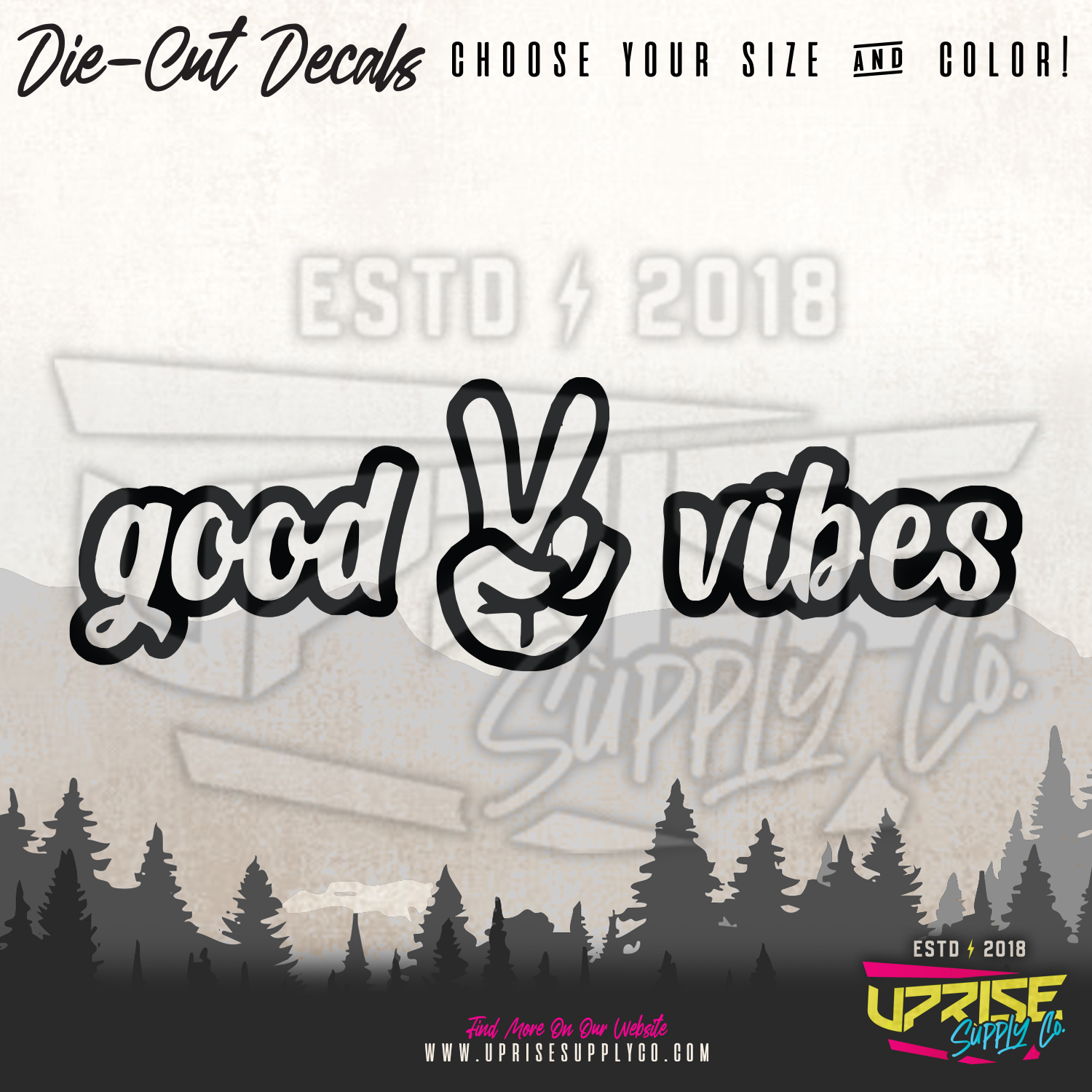 Good Vibes // Vinyl Decals