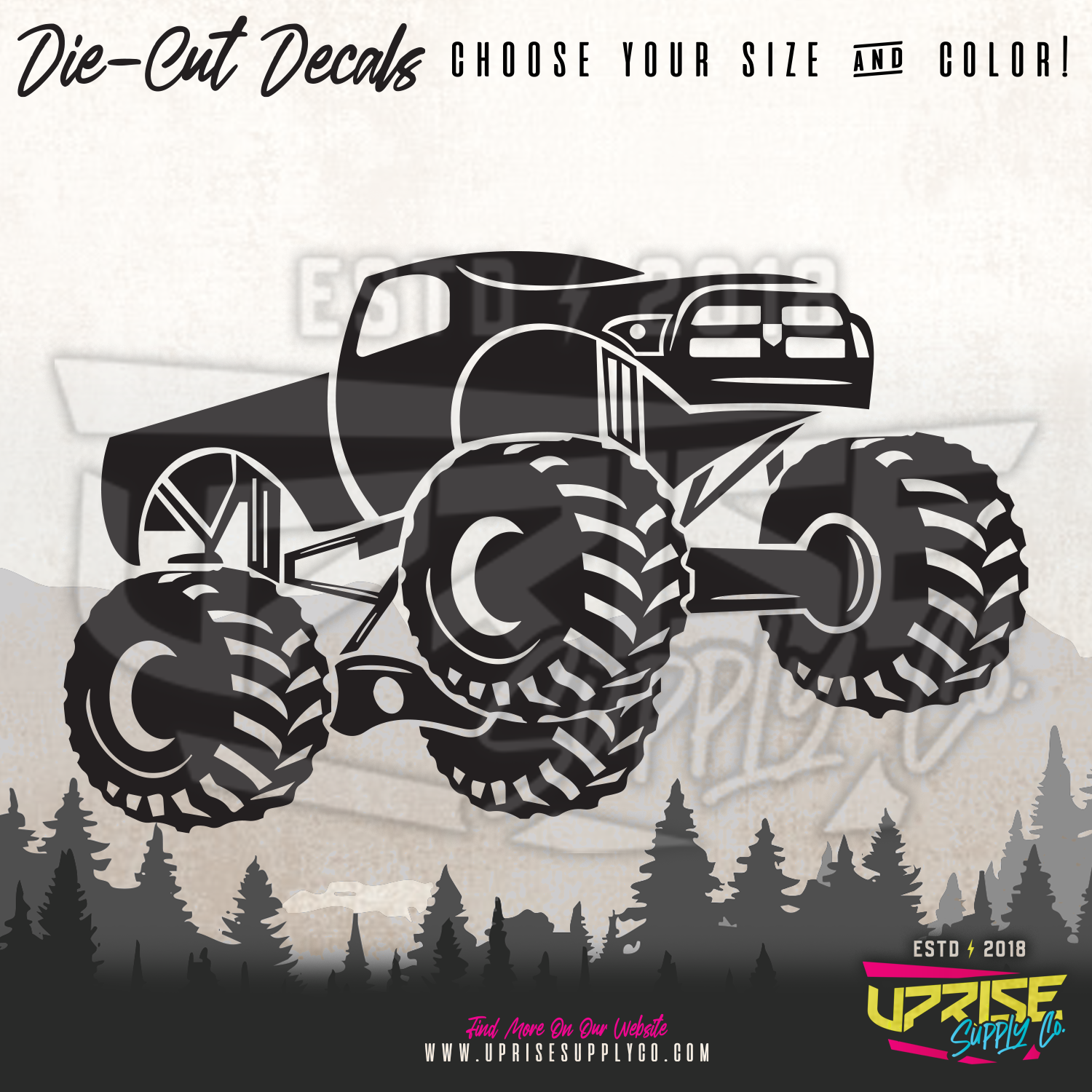 Monster Truck // Vinyl Decals