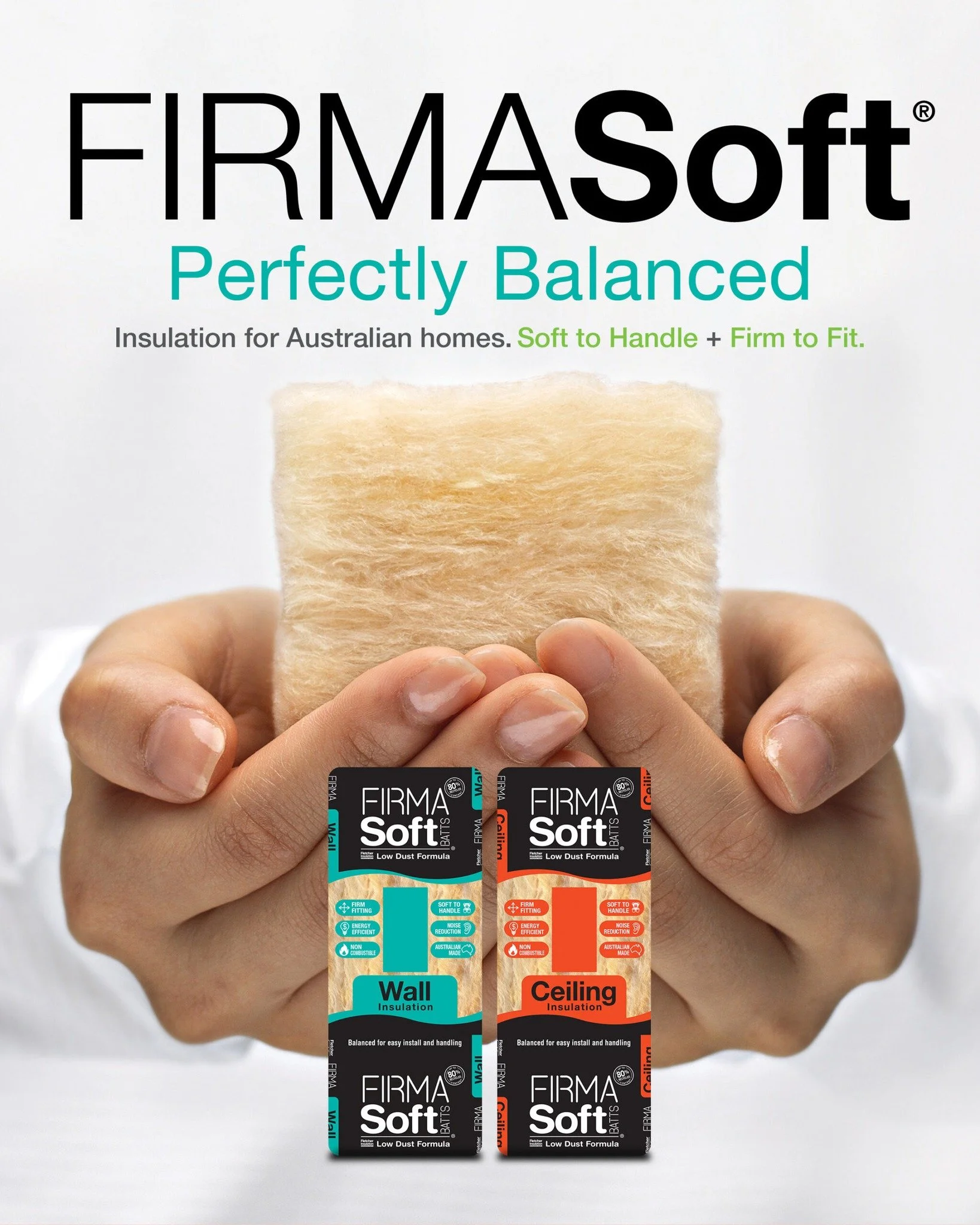 Now available at Stonehaven: FIRMA Soft insulation

FIRMA Soft wall and ceiling insulation offers a great balance of performance and ease of installation.

✔ Soft to handle
✔ Firm fitting
✔ Low dust formula
✔ Australian made

A solid option for build