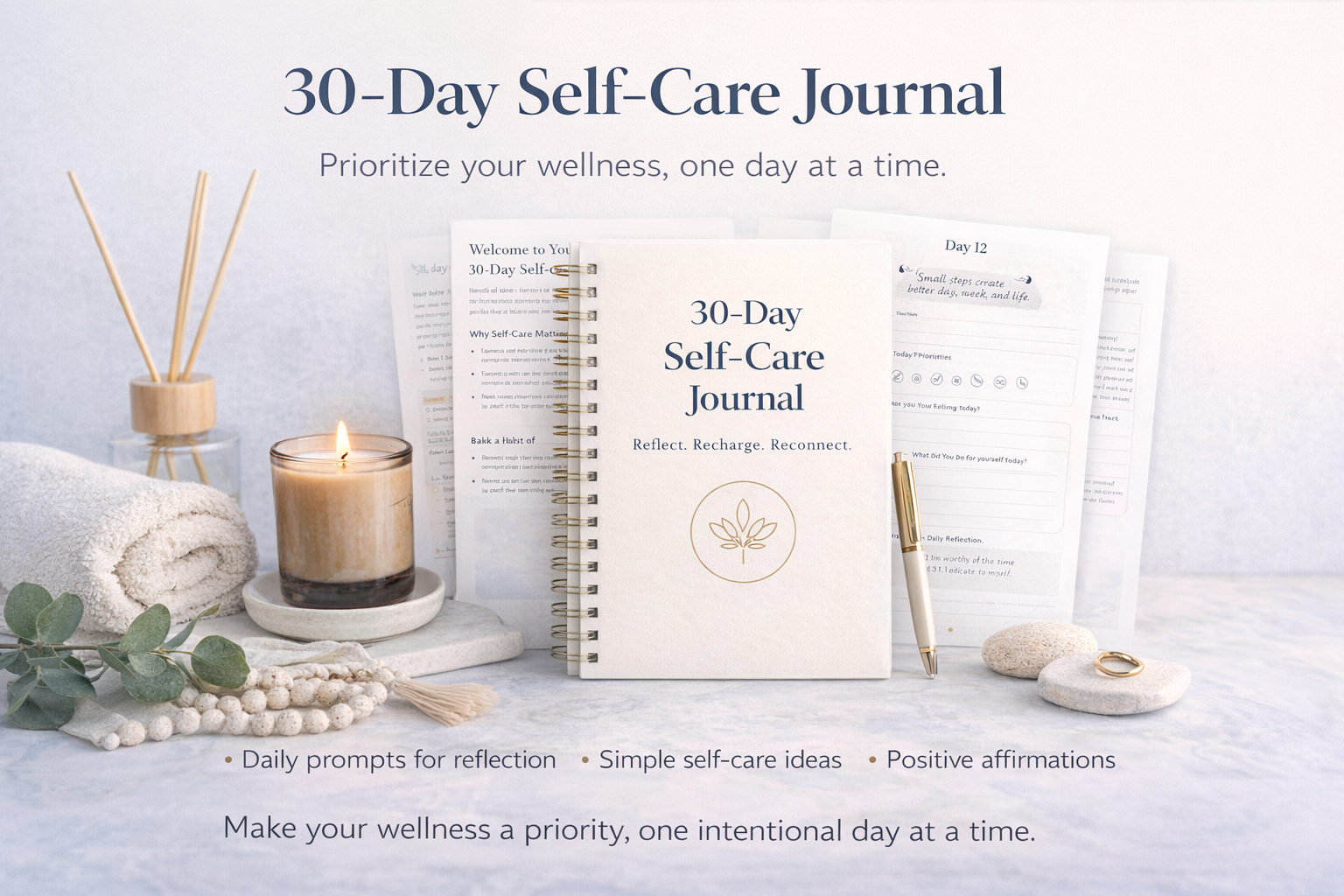 30 Day Self-Care Journal