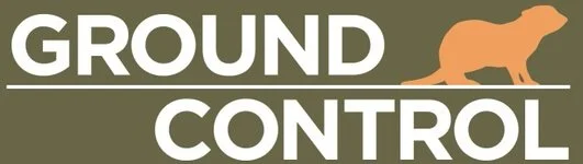 Ground Control logo with stylized dog silhouette above the text.