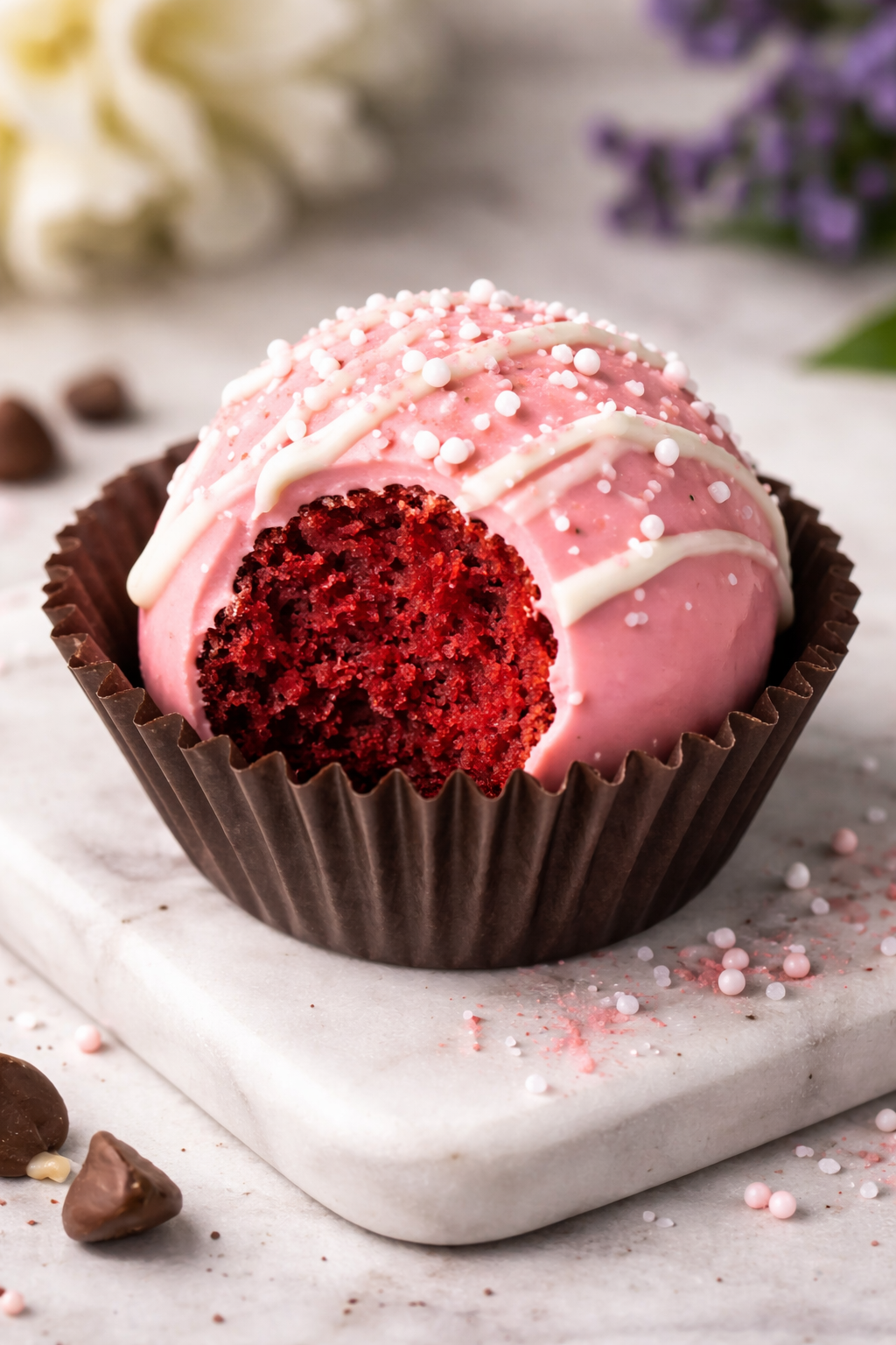 Regular Red Velvet Truffles (6 truffles per package)