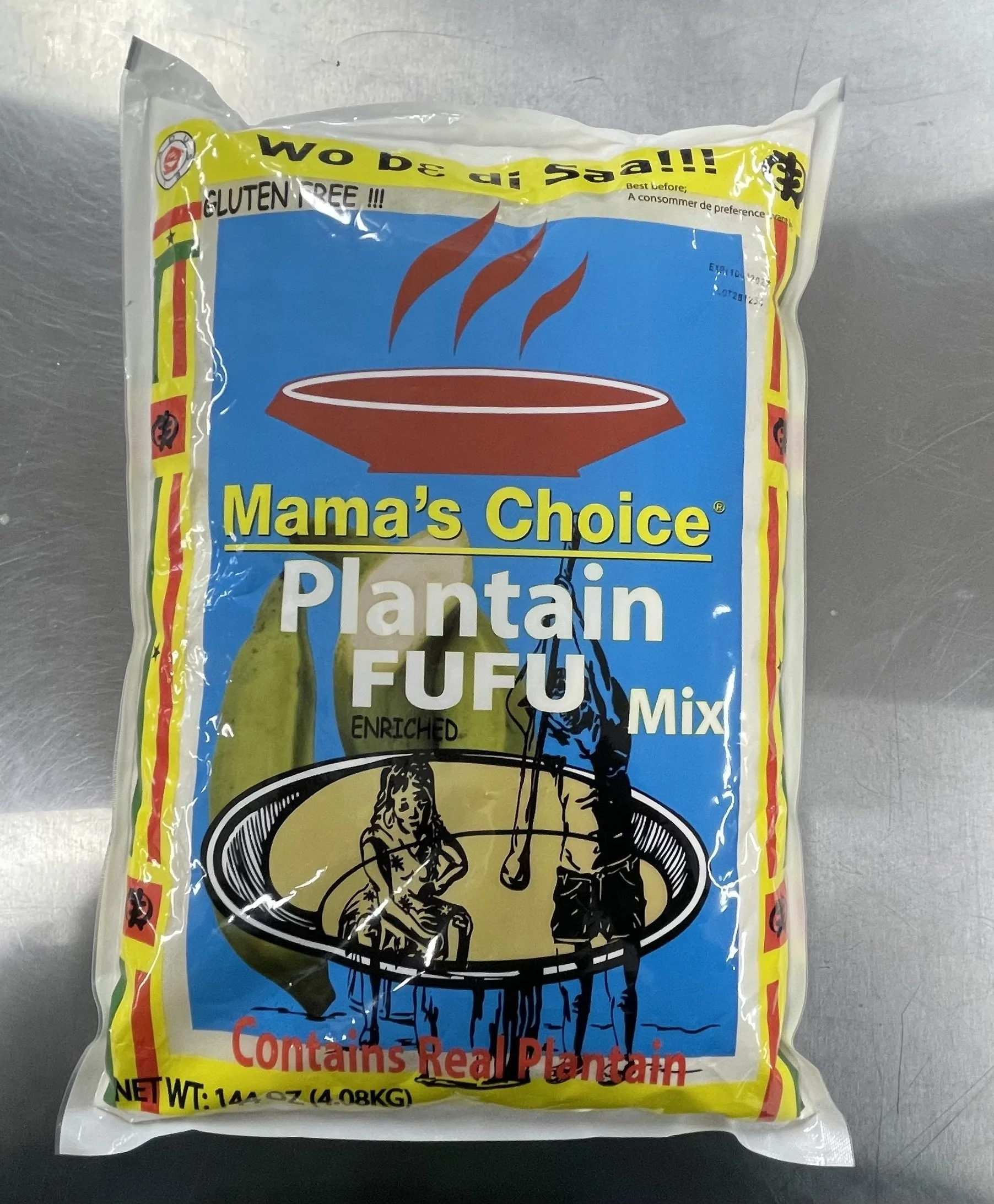 Mama's choice plantain fufu 144oz