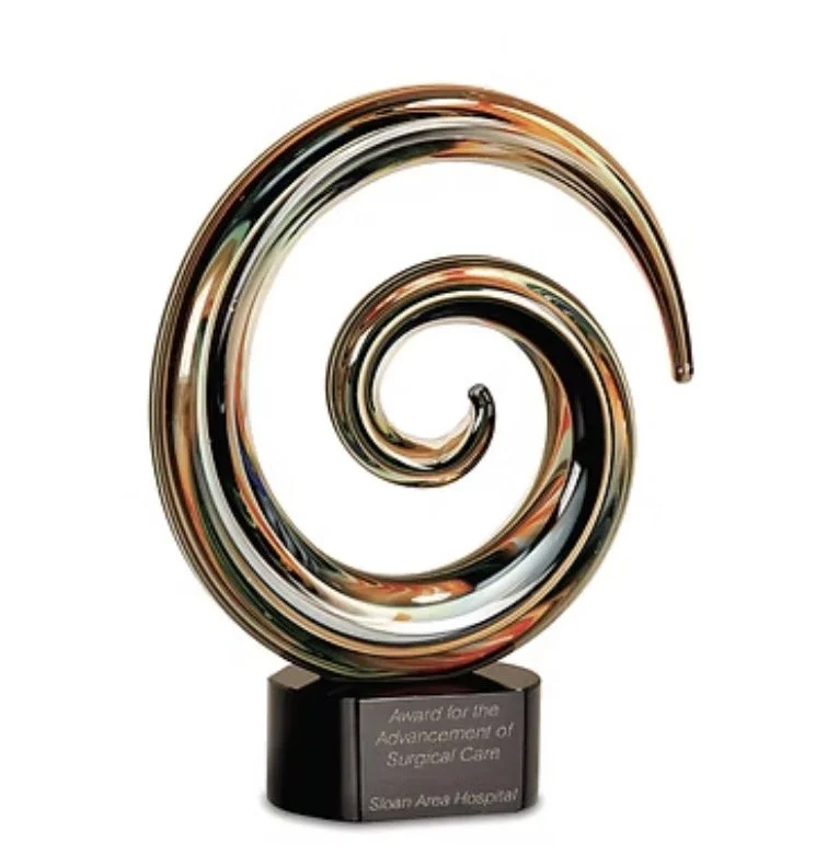 Swirl Art Glass Award