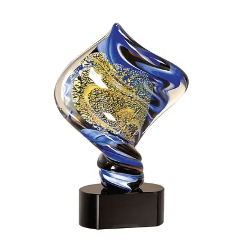 Diamond Twist Art Glass