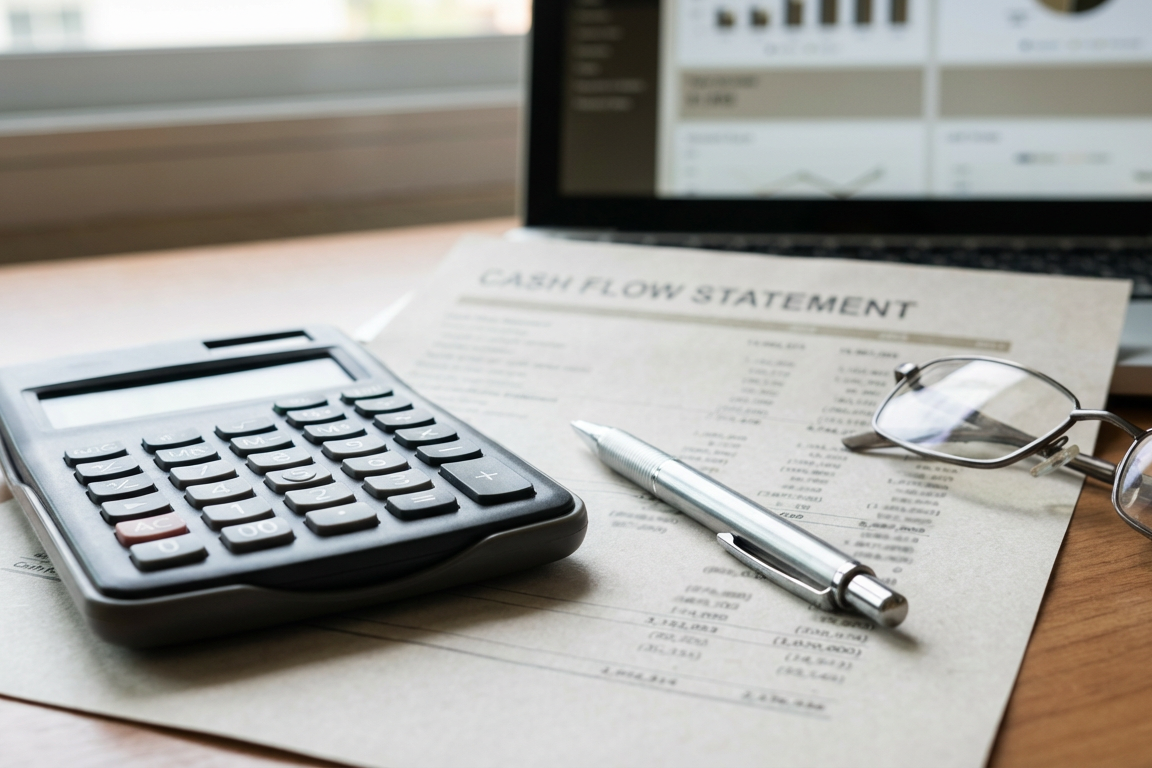 Calculator And Cash Flow Sheet (