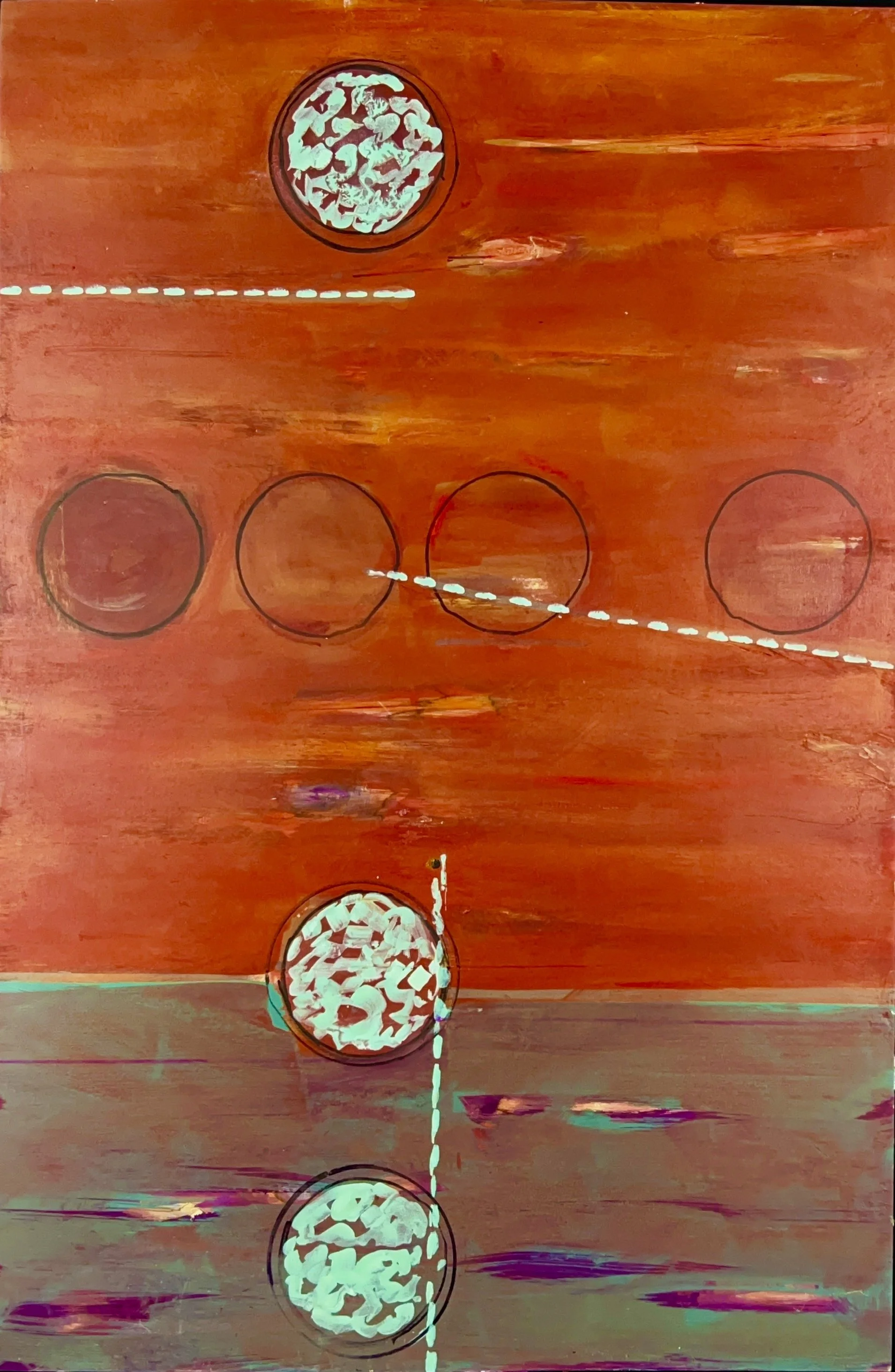 30x48 on wood panel • $5,400