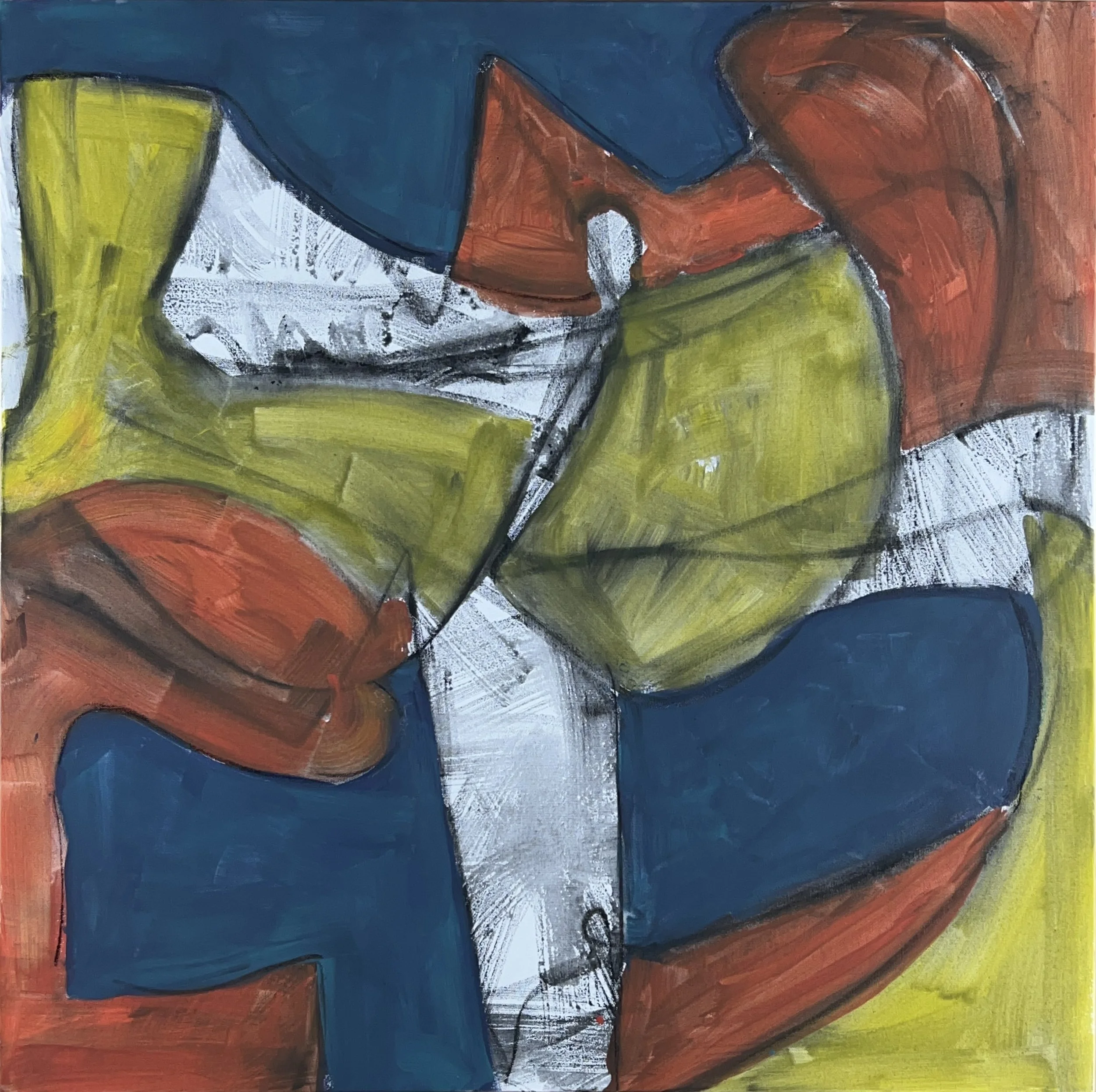 Bright 5 • 36x36 acrylic on canvas • $4,700
