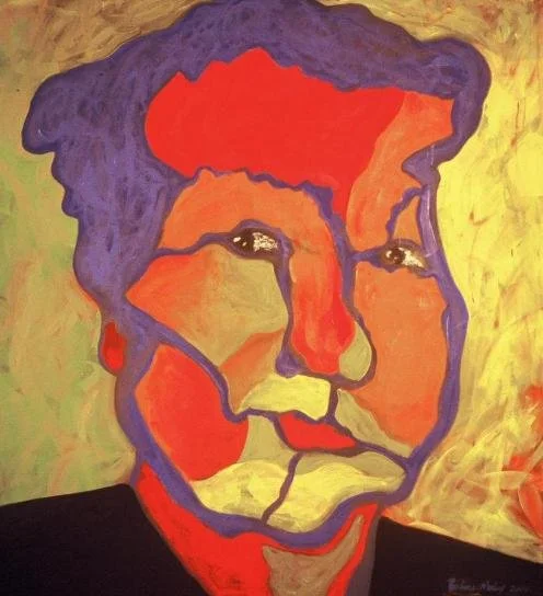 Portrait of Bobby, 44" x 40", Oil on canvas, 2000