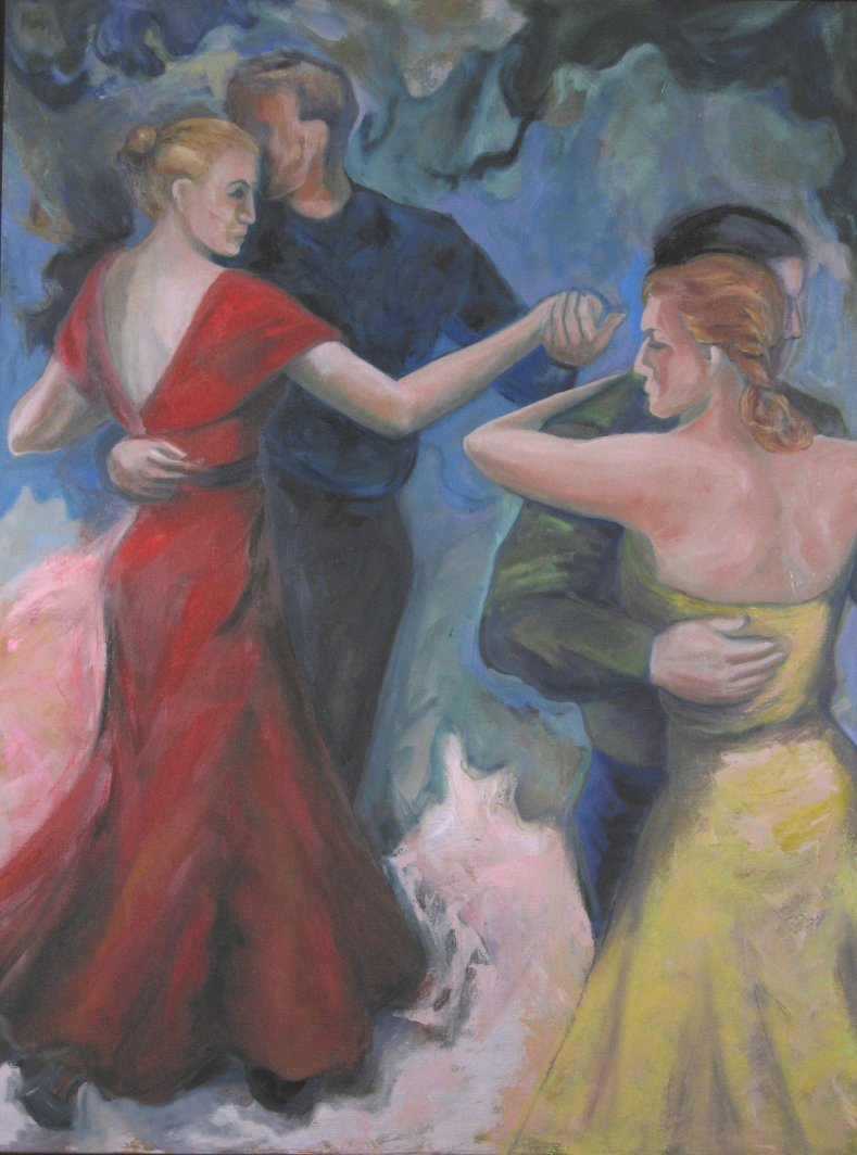 Ballroom I, 48" x 36", Oil on canvas, 2005