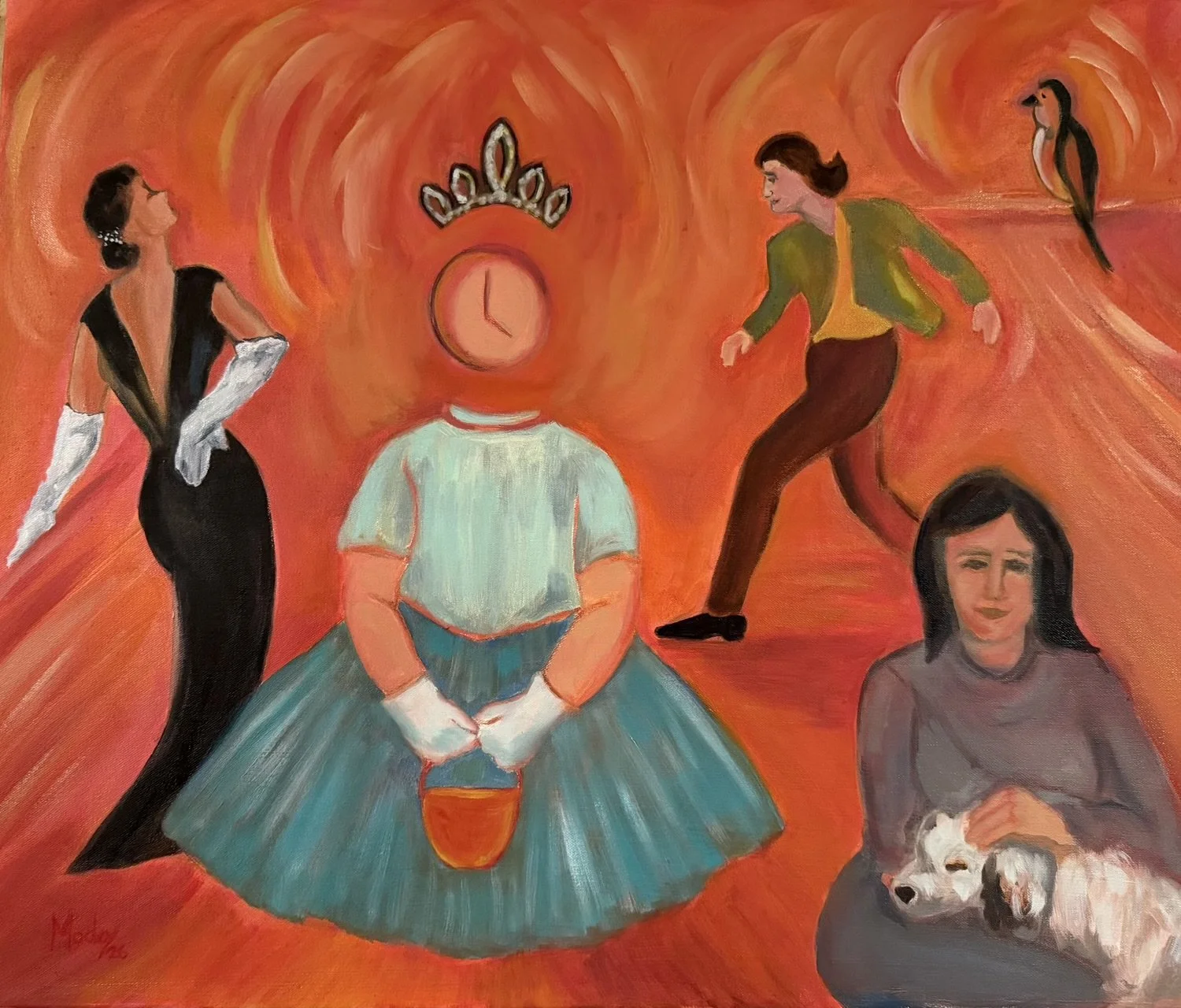 It's About Time, 20" x24", Oil on canvas, 2026