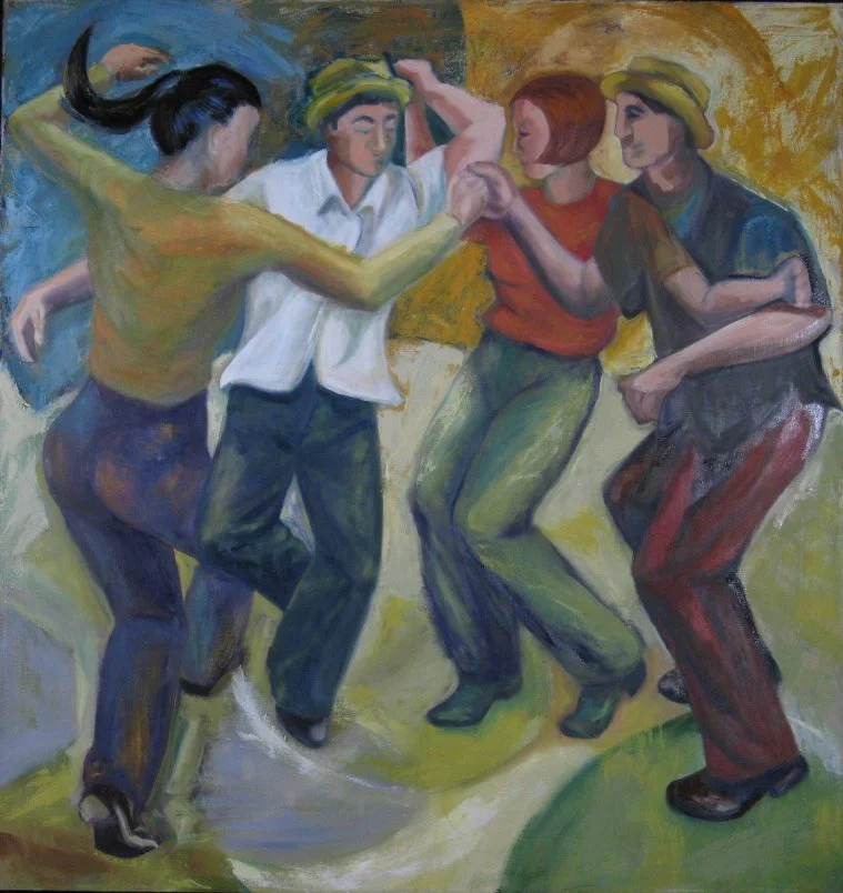 Swing, 40" x 42", Oil on canvas, 2005