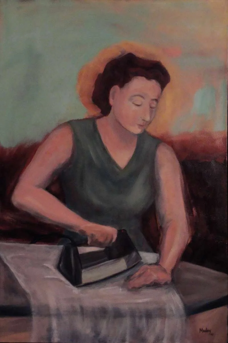 In Praise of Ironing, 47.5" x 31.75", Oil on canvas, 2007