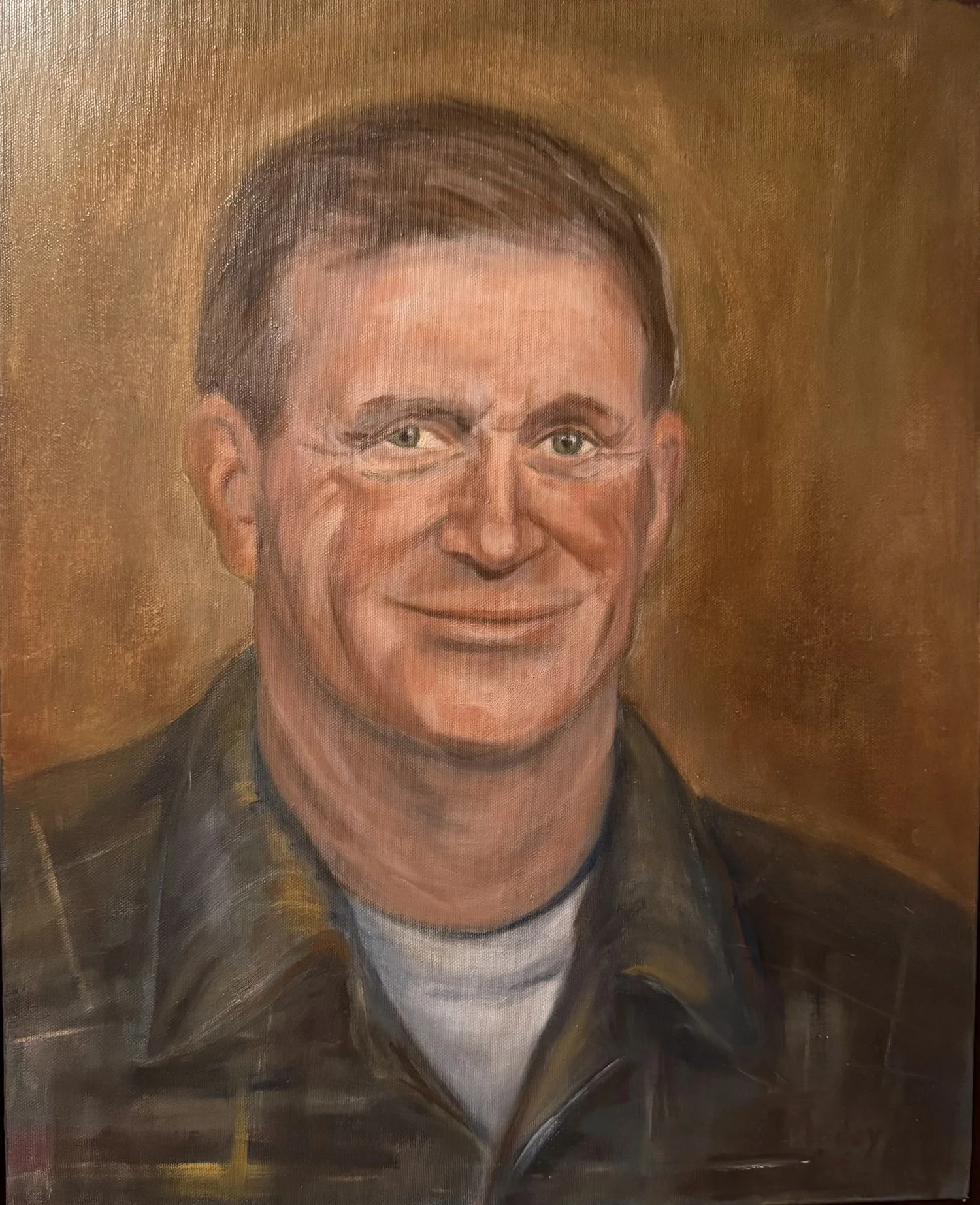 Dad, 20" x 16", Oil on canvas, 2005