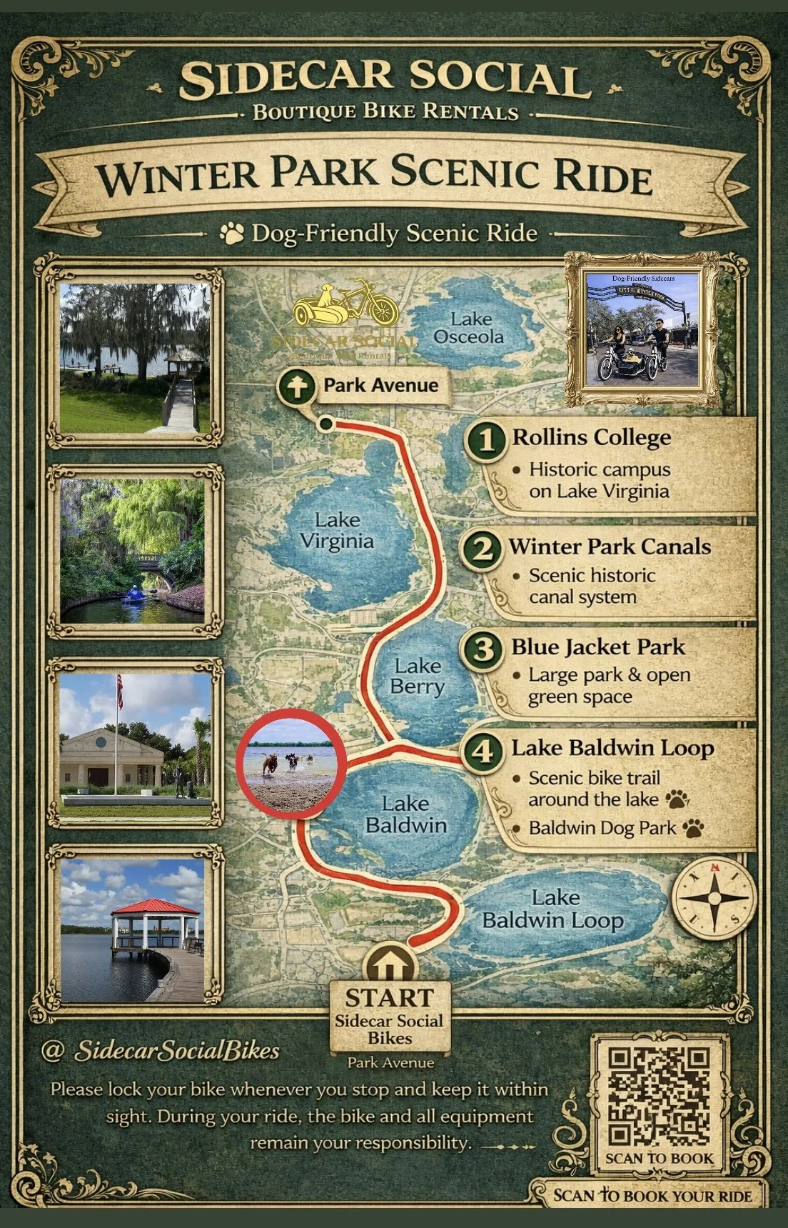 Winter park tour map