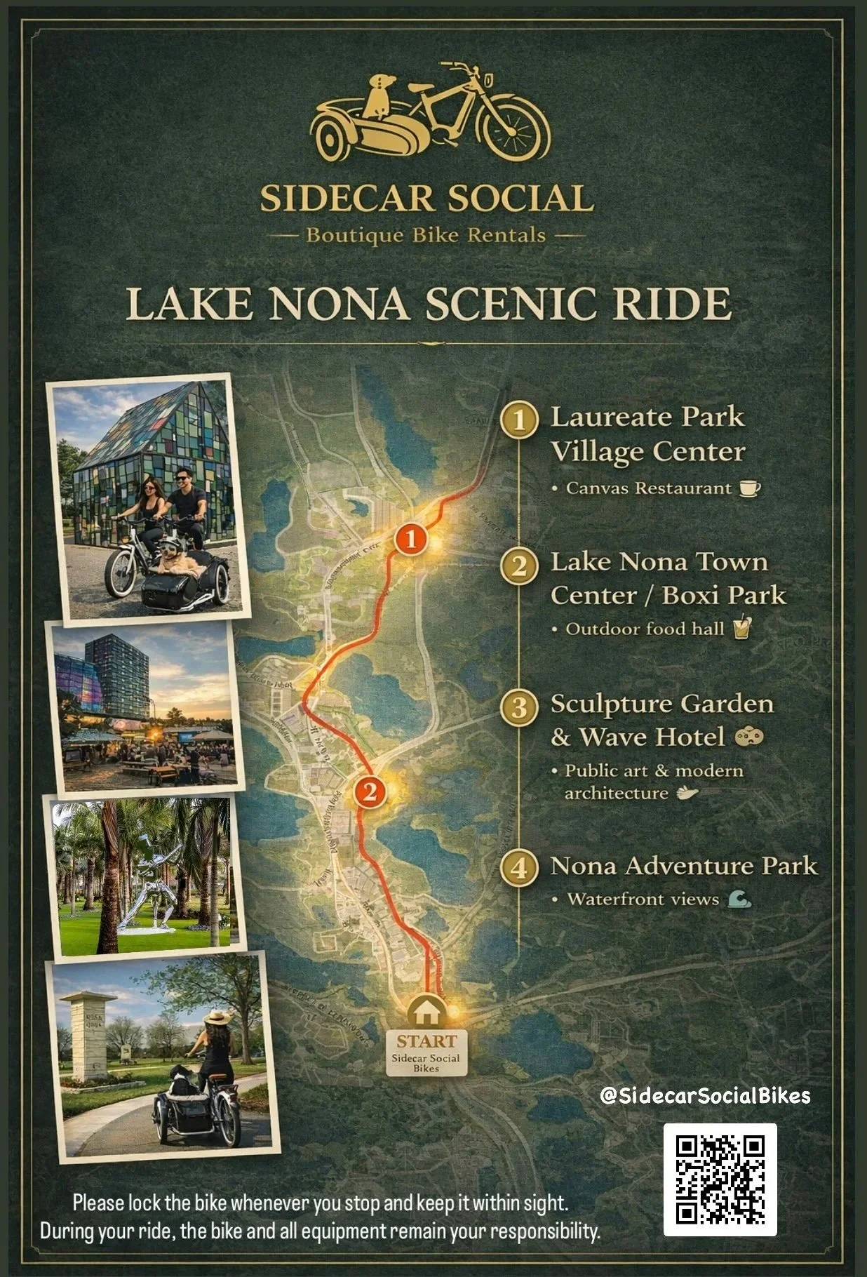 Lake Nona Tour map