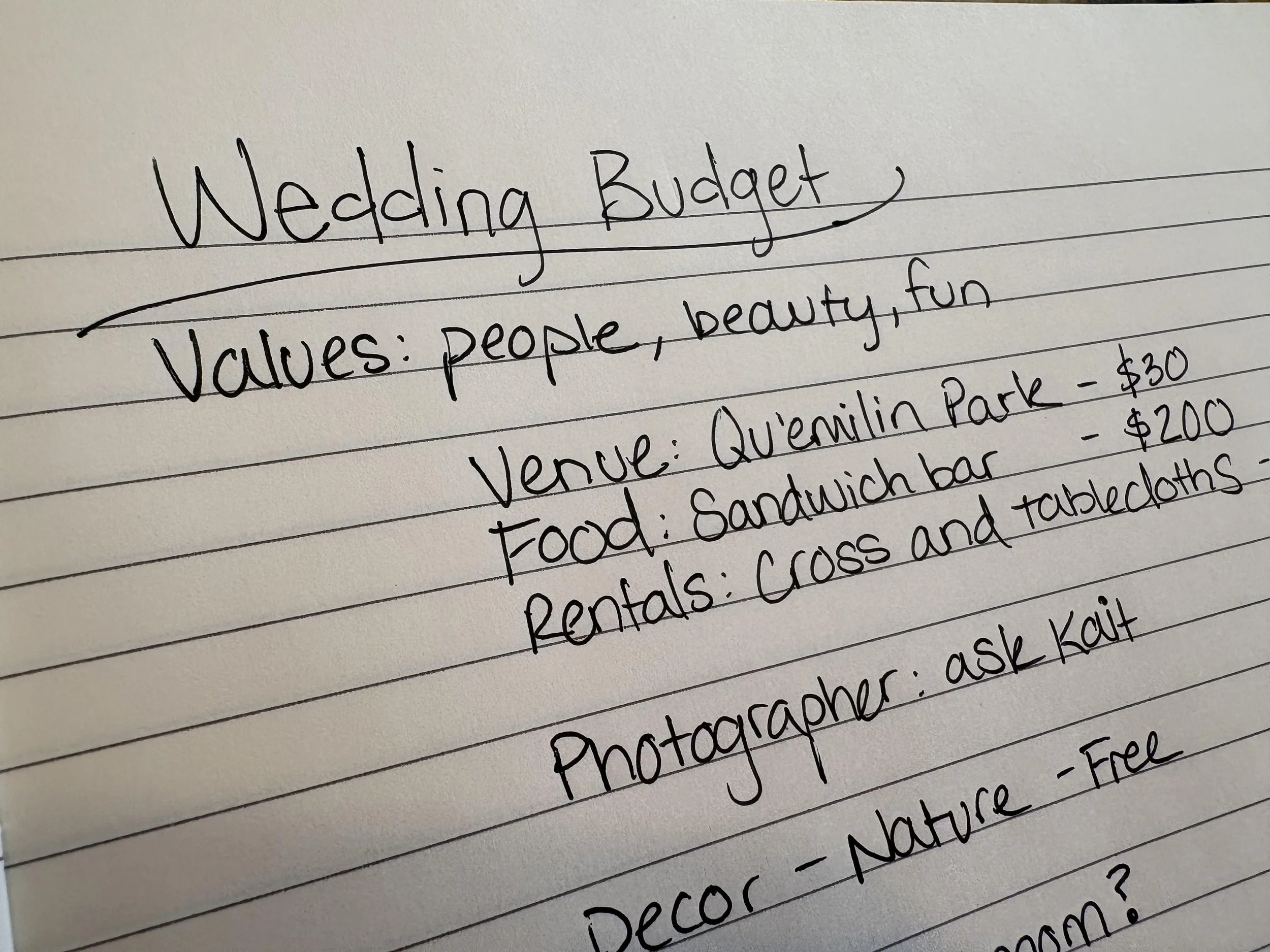 How to Plan a Wedding on a $1,000 Budget: a 10 Step Plan