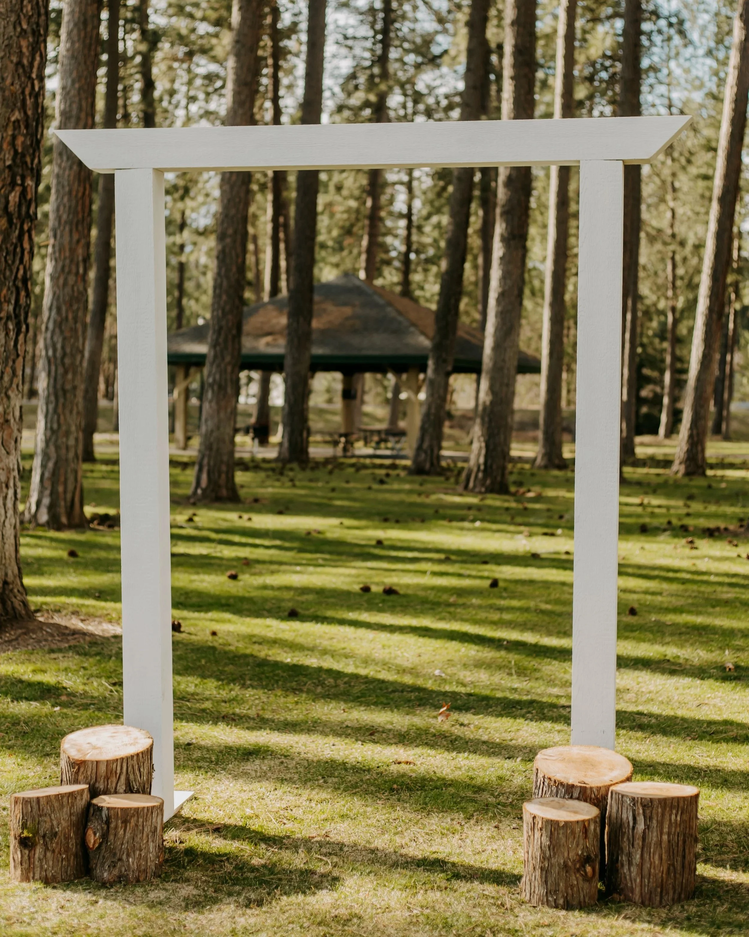 Modern White Arch