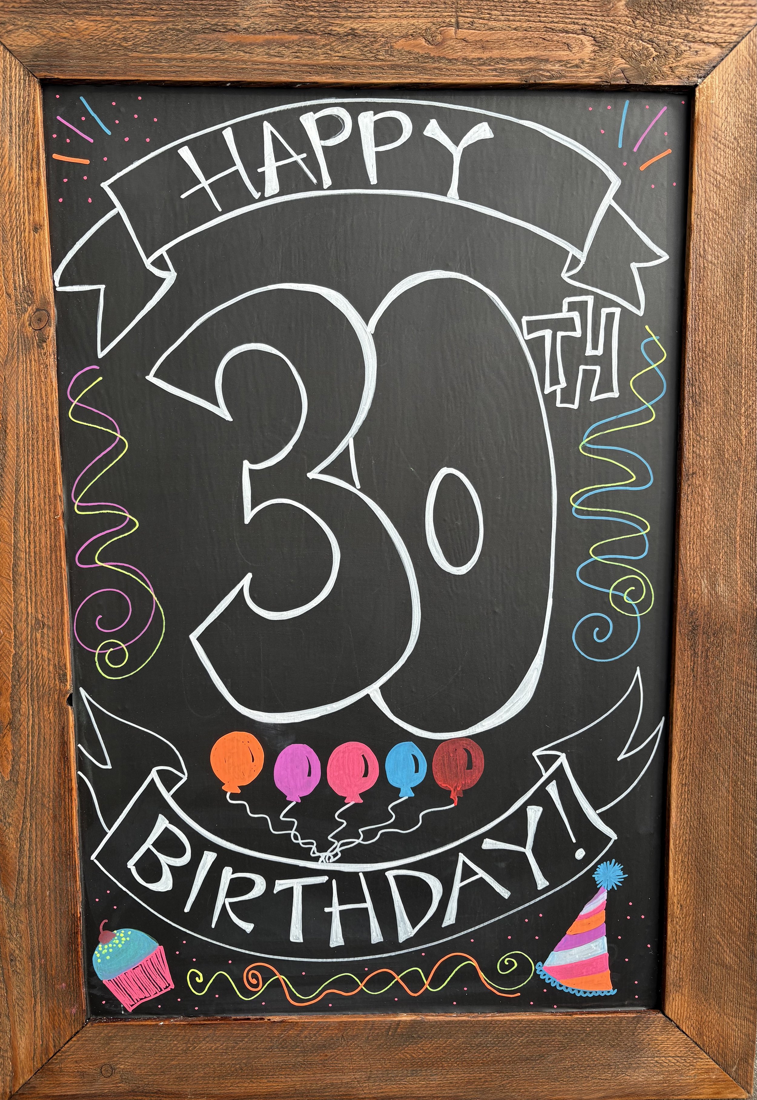 Custom Lettering for 1 Chalkboard Sign