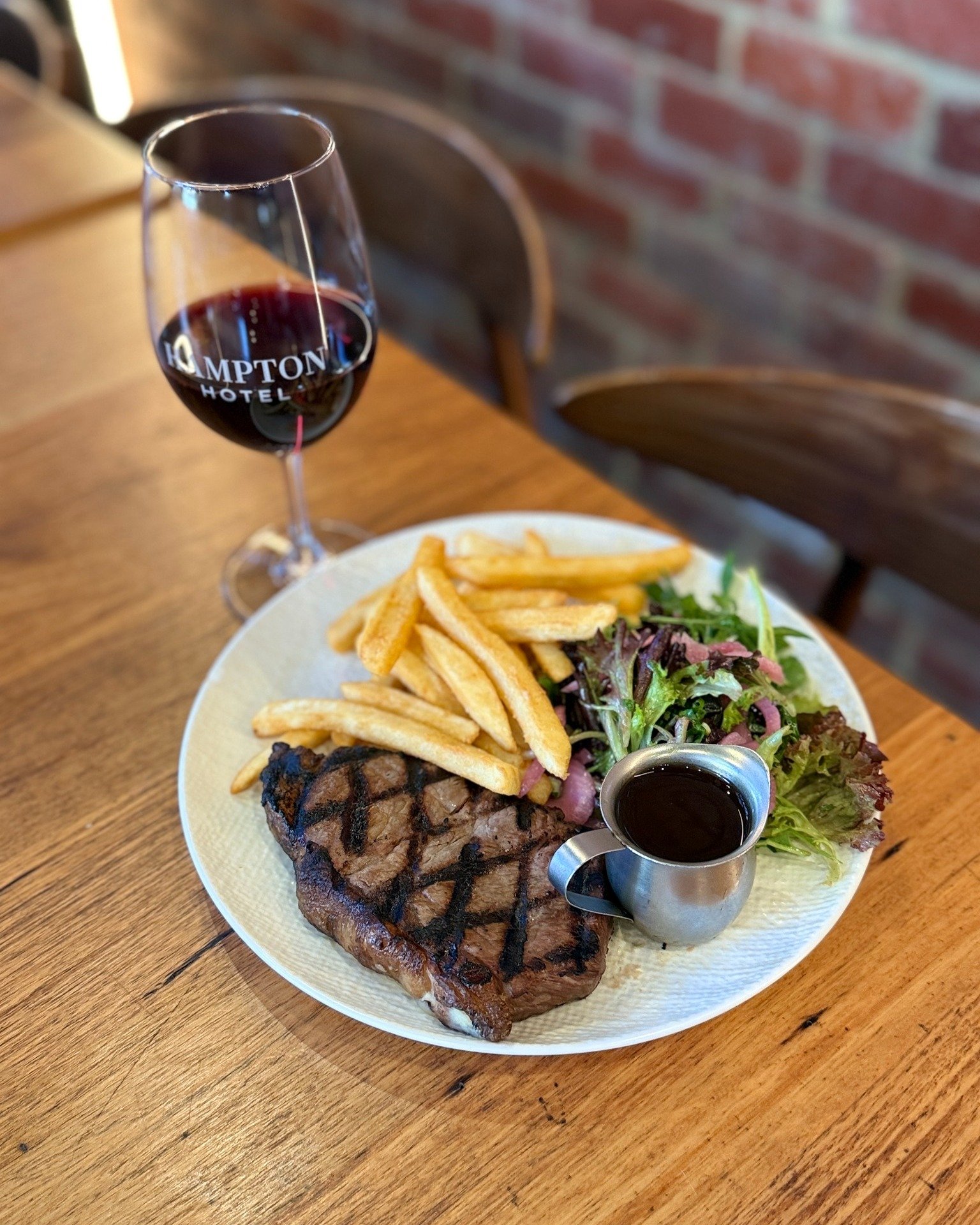 Here&rsquo;s your reminder that tomorrow is Steak Night at Hampton Hotel.

Every week from 5pm, enjoy a 250g Porterhouse for $25 or 250g Eye Fillet for $35, both served with beer battered chips, salad and gravy.

Get started early with Happy Hour fro