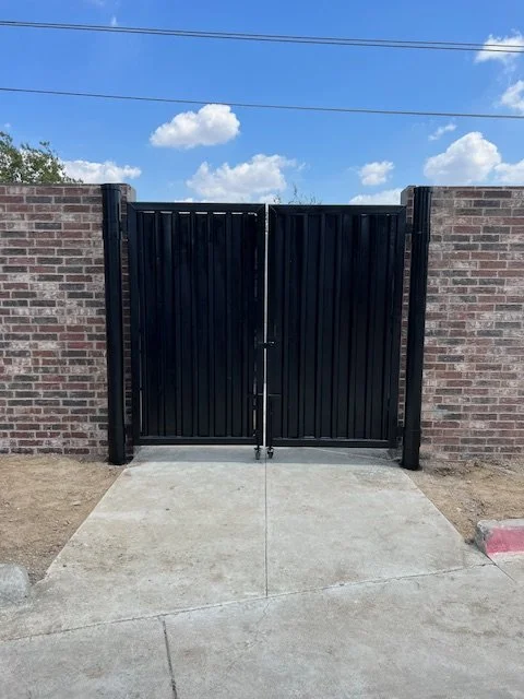 Custom-built dumpster enclosures tailored to fit your space, with precision metal fabrication ensuring strength, functionality, and a clean finished look.