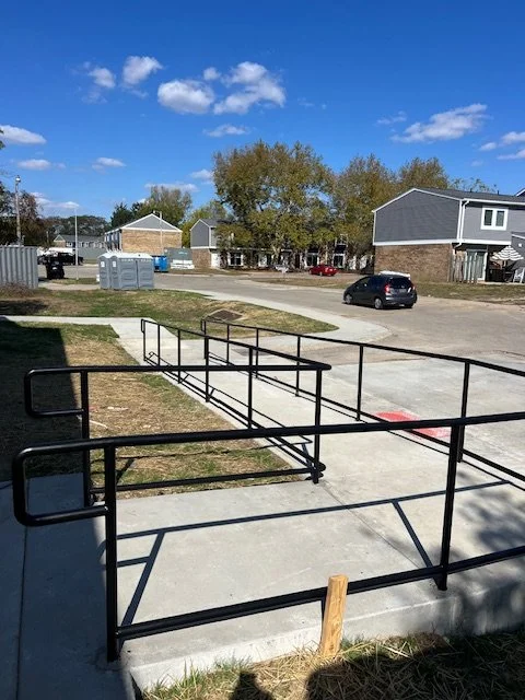Professional ADA handrail installation in Dallas–Fort Worth, TX, providing code-compliant safety railings for commercial properties, public spaces, and residential accessibility upgrades. Built to meet ADA slope, height, and clearance requirements.