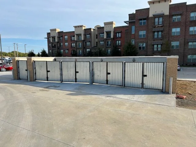 Fabricated dumpster enclosures that combine durability with a clean, professional appearance, helping improve property aesthetics while managing waste efficiently.