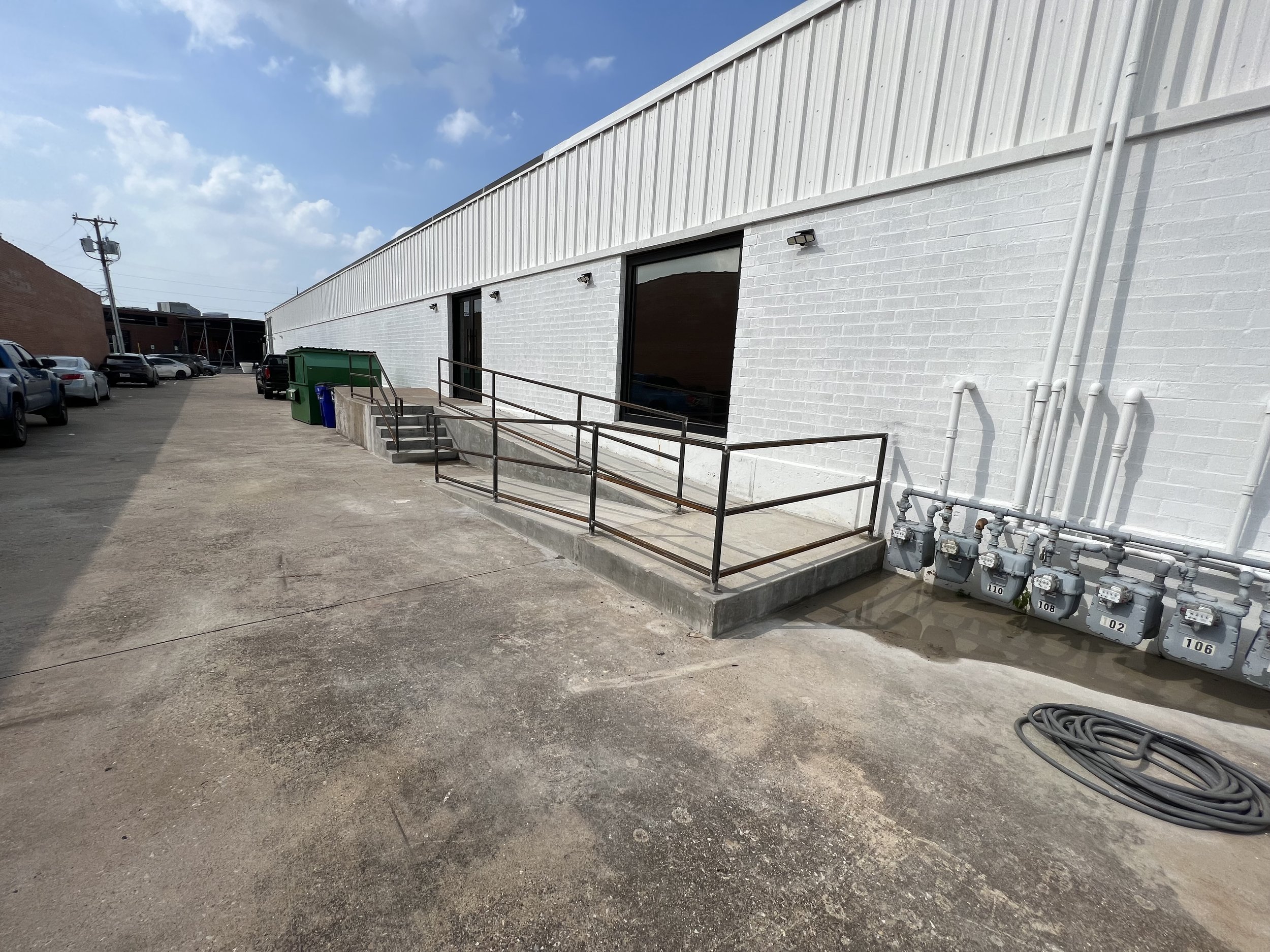 Professional installation of ADA compliant handrails in the Dallas Arts District, designed to meet all accessibility and building code requirements. Our custom handrail systems provide safe, durable support for stairs, ramps, and public walkways, mak
