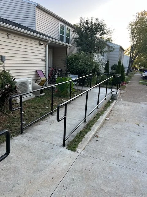 Custom ADA handrail contractor in Dallas, TX specializing in accessible ramp railings, safety barriers, and code-compliant installations for businesses, HOAs, and municipalities