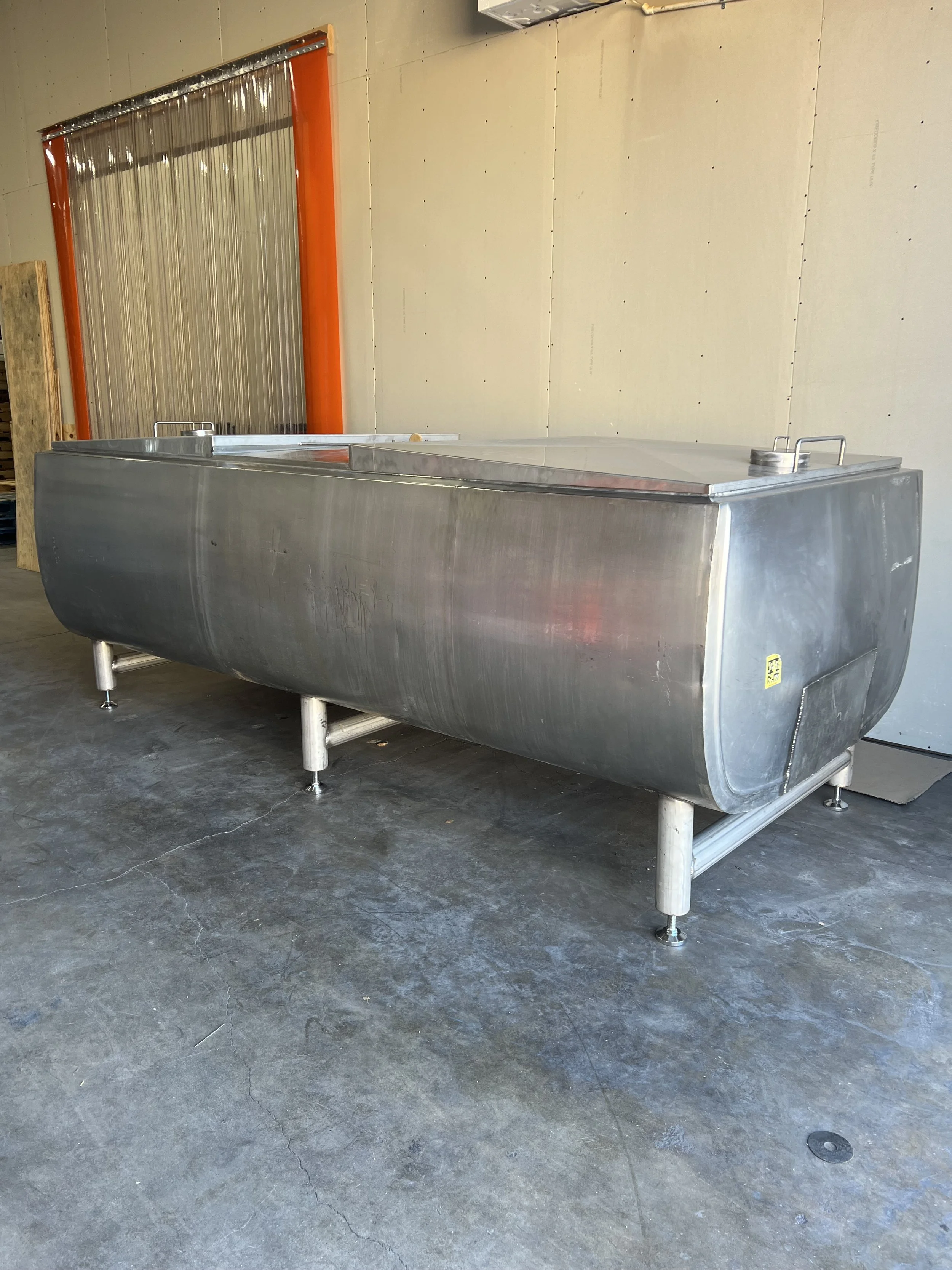 stainless dairy tank repair and modification