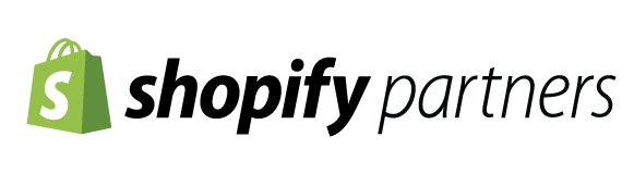 Shopify Partners logo on a white background.