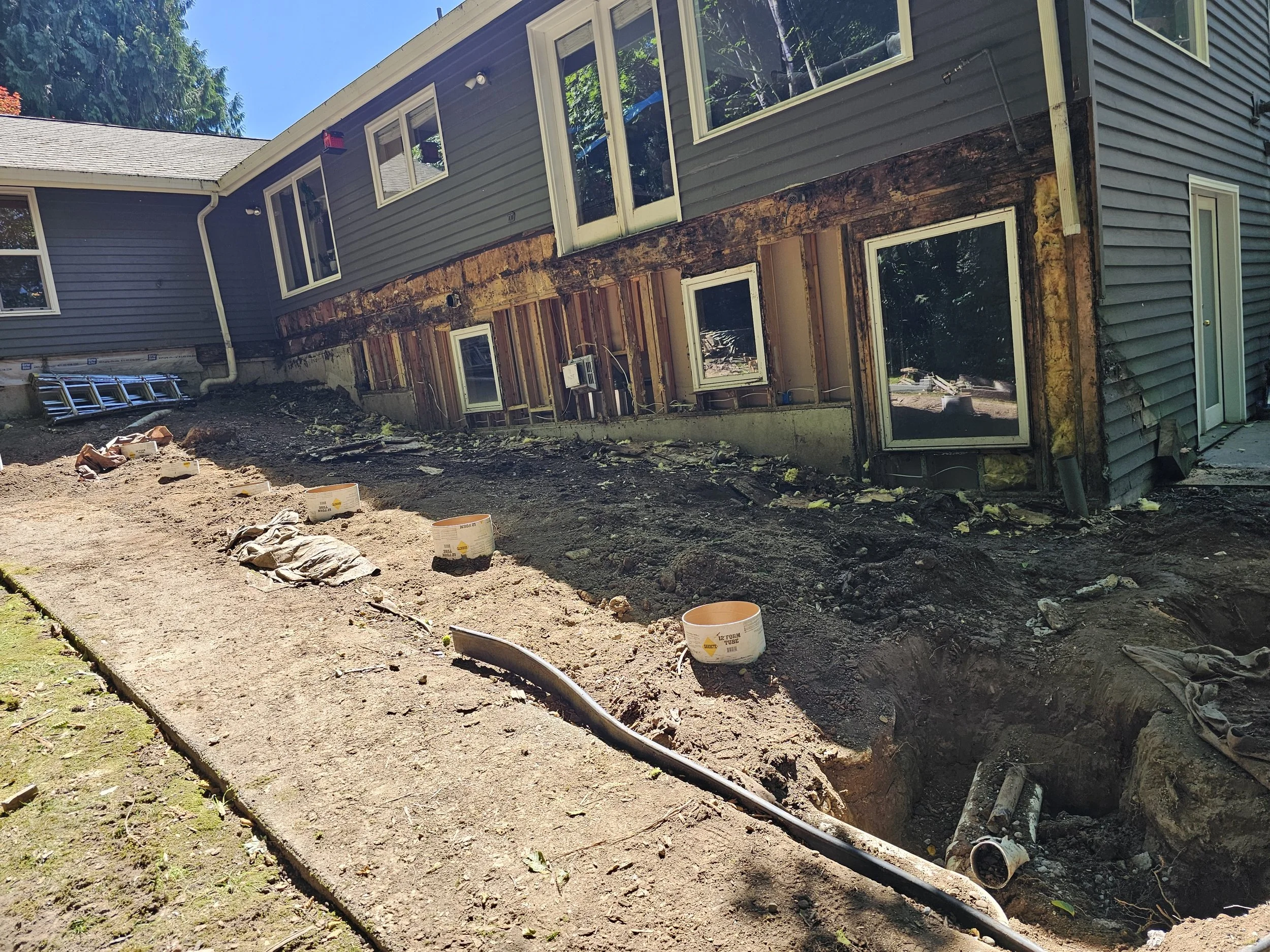 Rot Repair + Deck Rebuild Fall City, WA