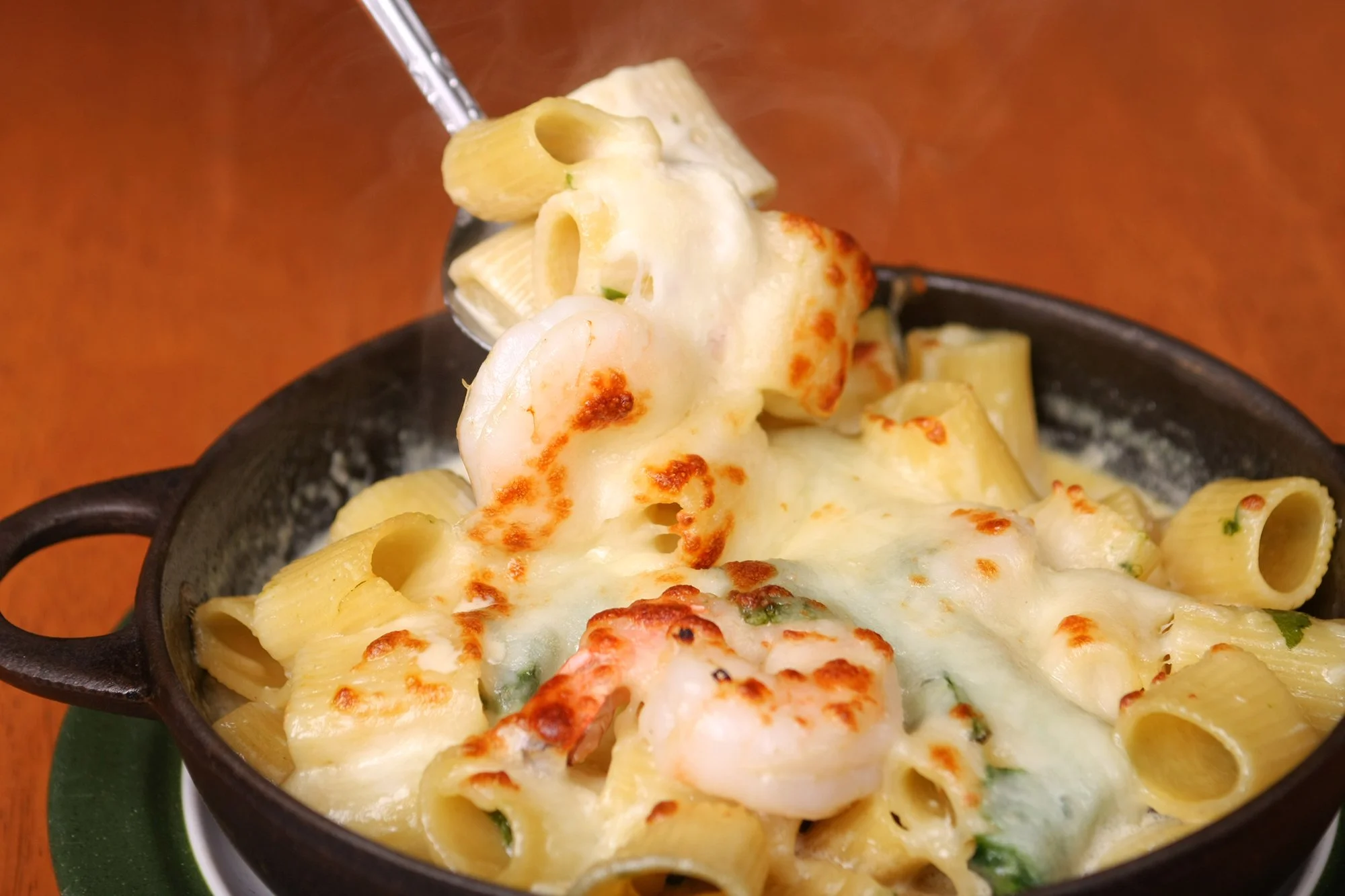 Shrimp & Spinach Gratin