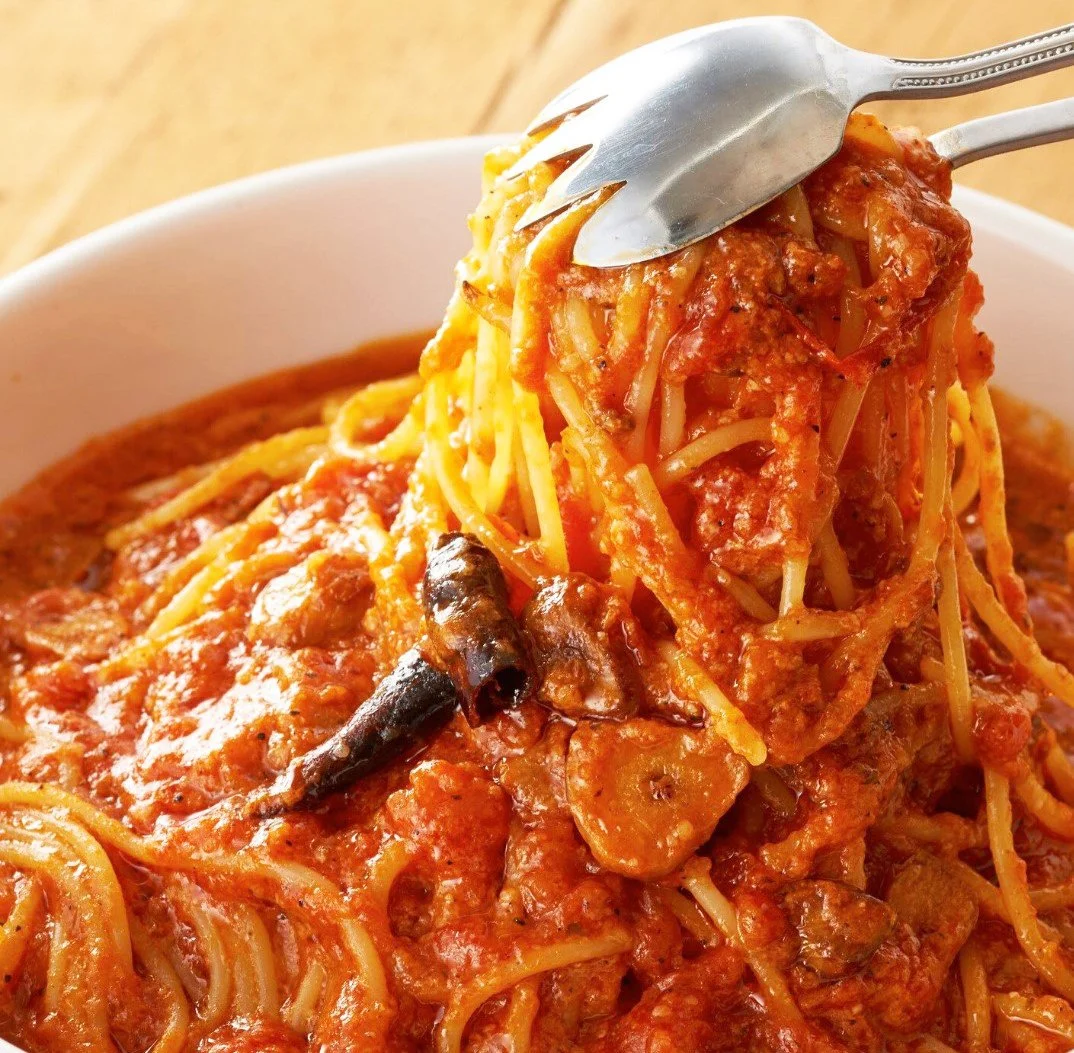 Tomato Garlic Spaghetti