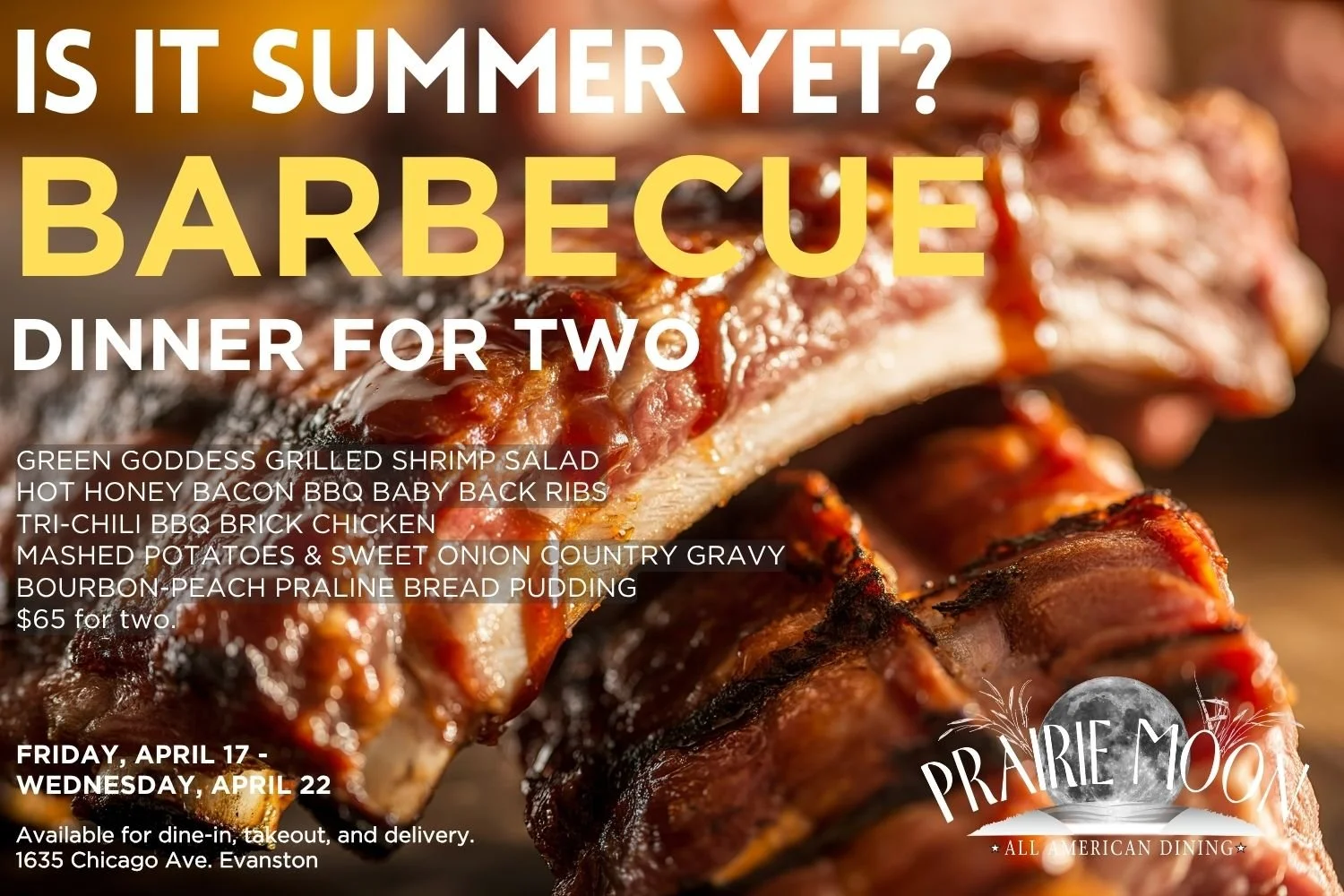 DINNER FOR TWO: Summer Barbecue