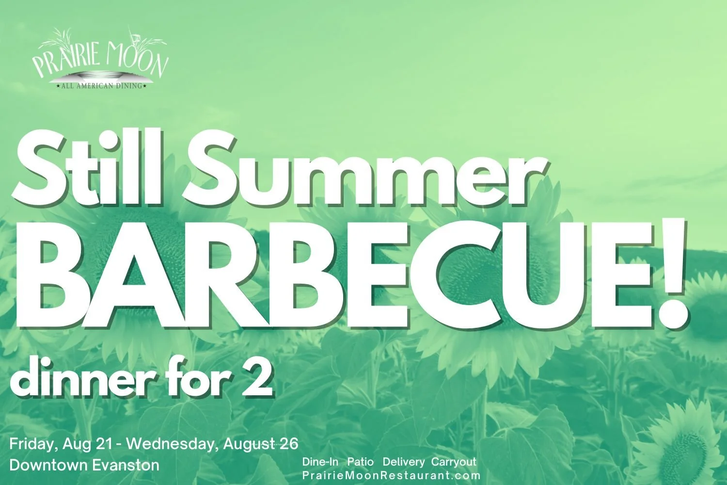 Dinner for Two: Still Summer Barbecue