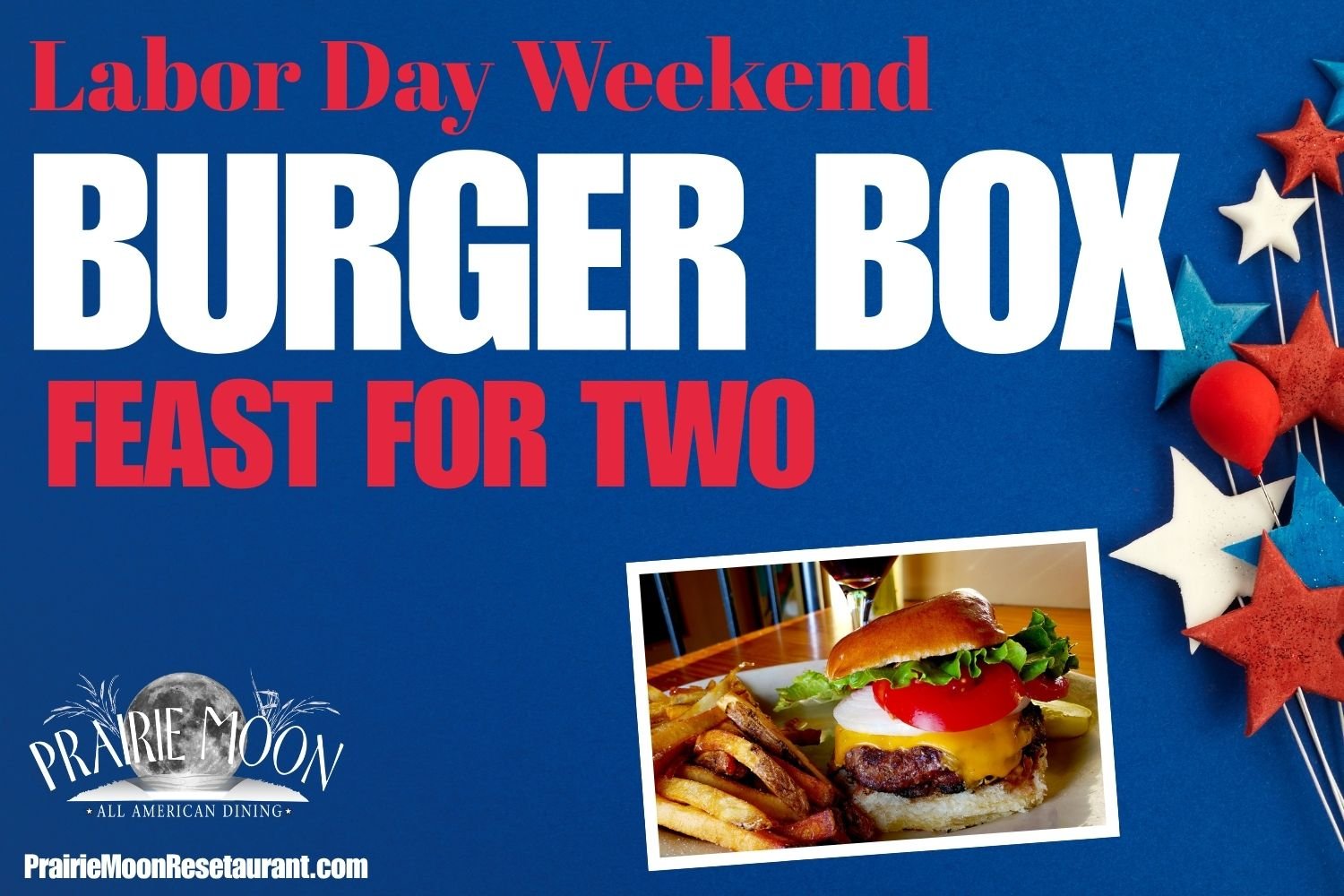Dinner for Two: BURGER BOX FEAST FOR TWO