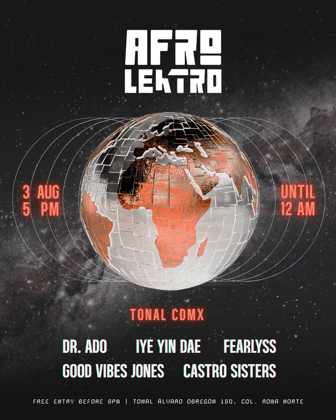 AfroLektro Poster Tonal - Soleza Sounds